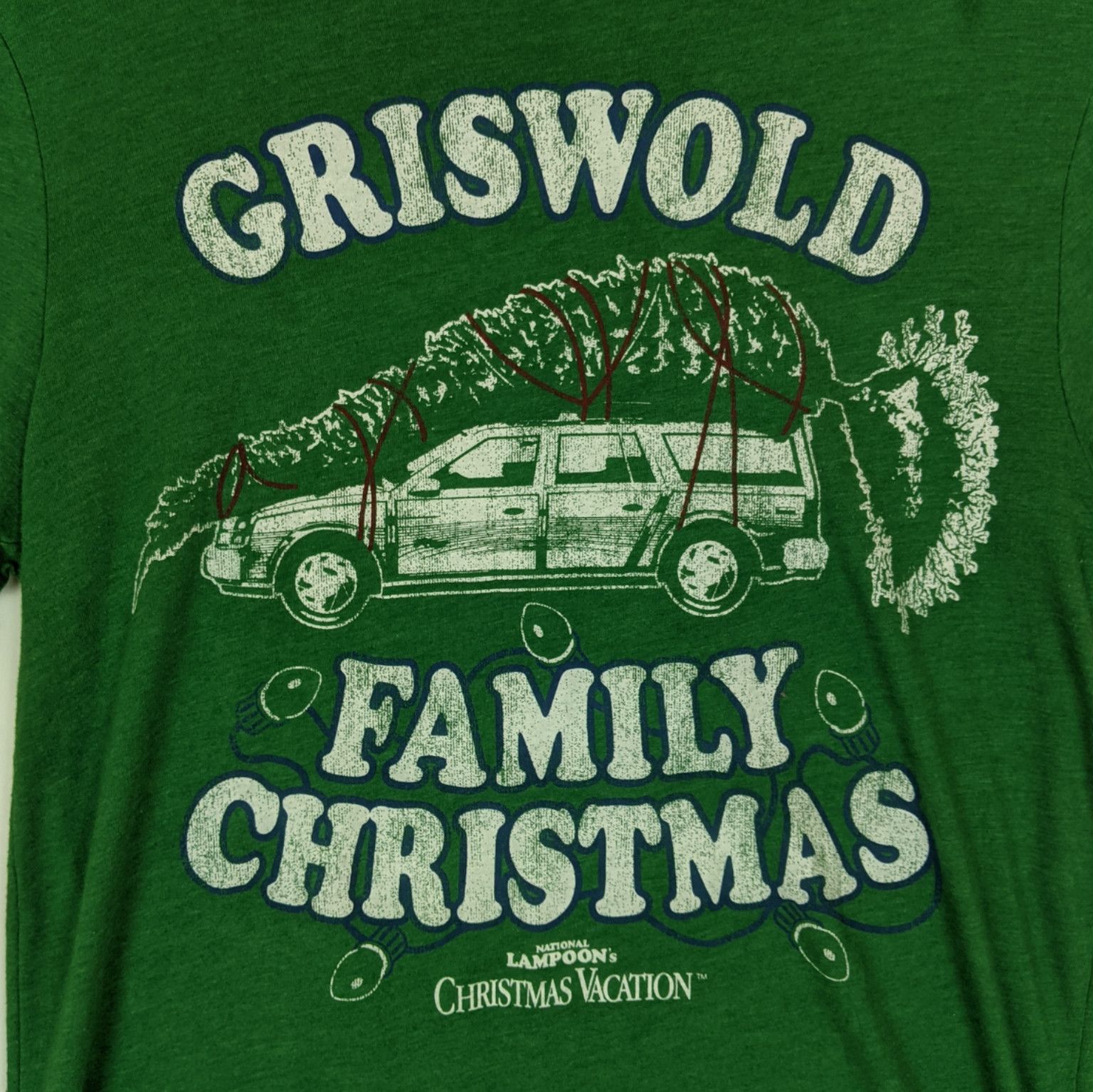 Warner Bros Vtg NATIONAL LAMPOON Christmas Vacation Movie Film T-Shirt Size US M / EU 48-50 / 2 - 5 Thumbnail