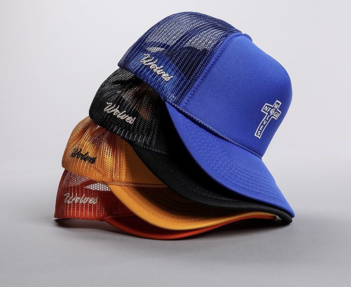 Darc Sport Darcsport Give Me Strength Trucker Hat Orange Grailed