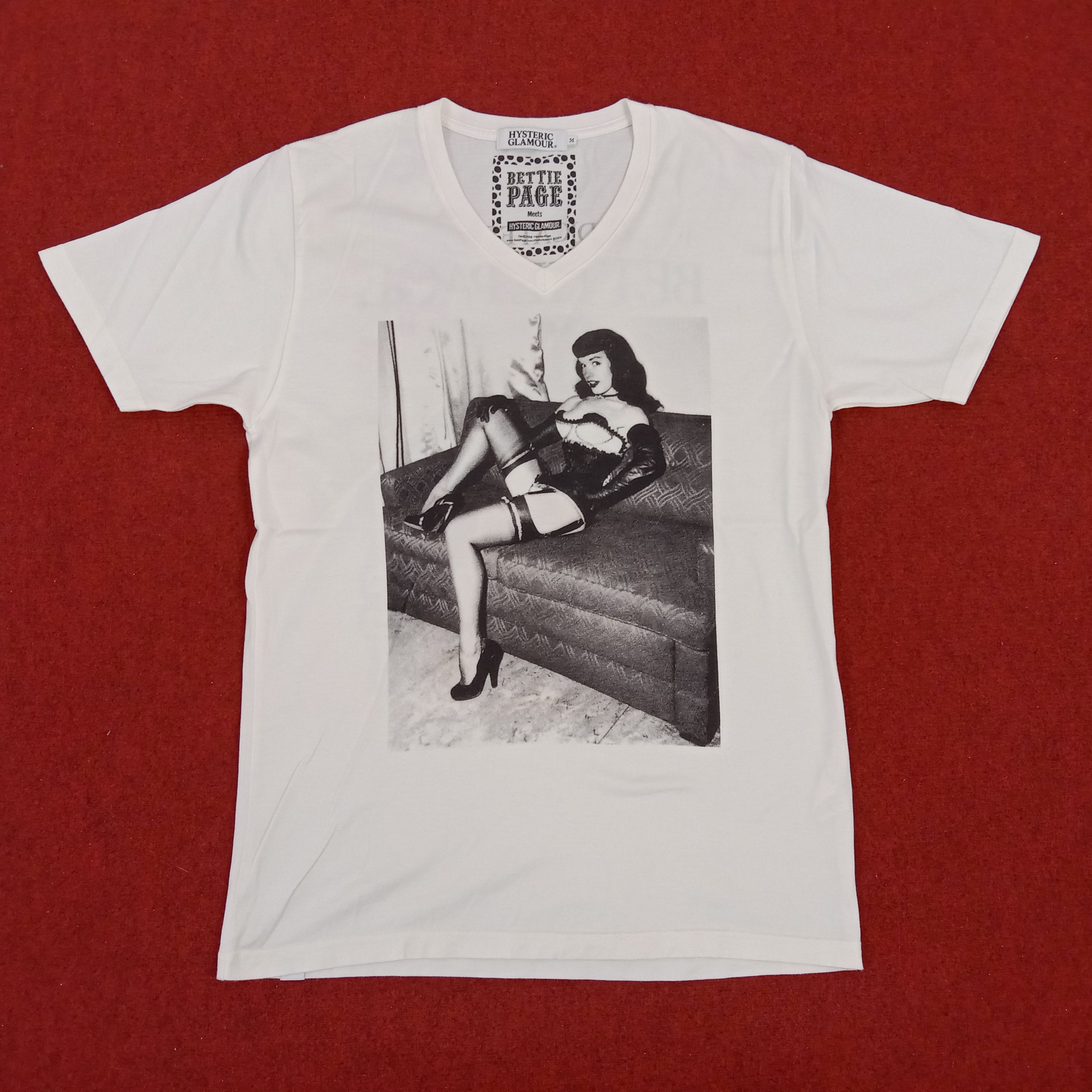 Hysteric Glamour × Japanese Brand × Vintage Hysteric Glamour Streetwear Style Custom Art Tshirt Size US S / EU 44-46 / 1 - 2 Thumbnail