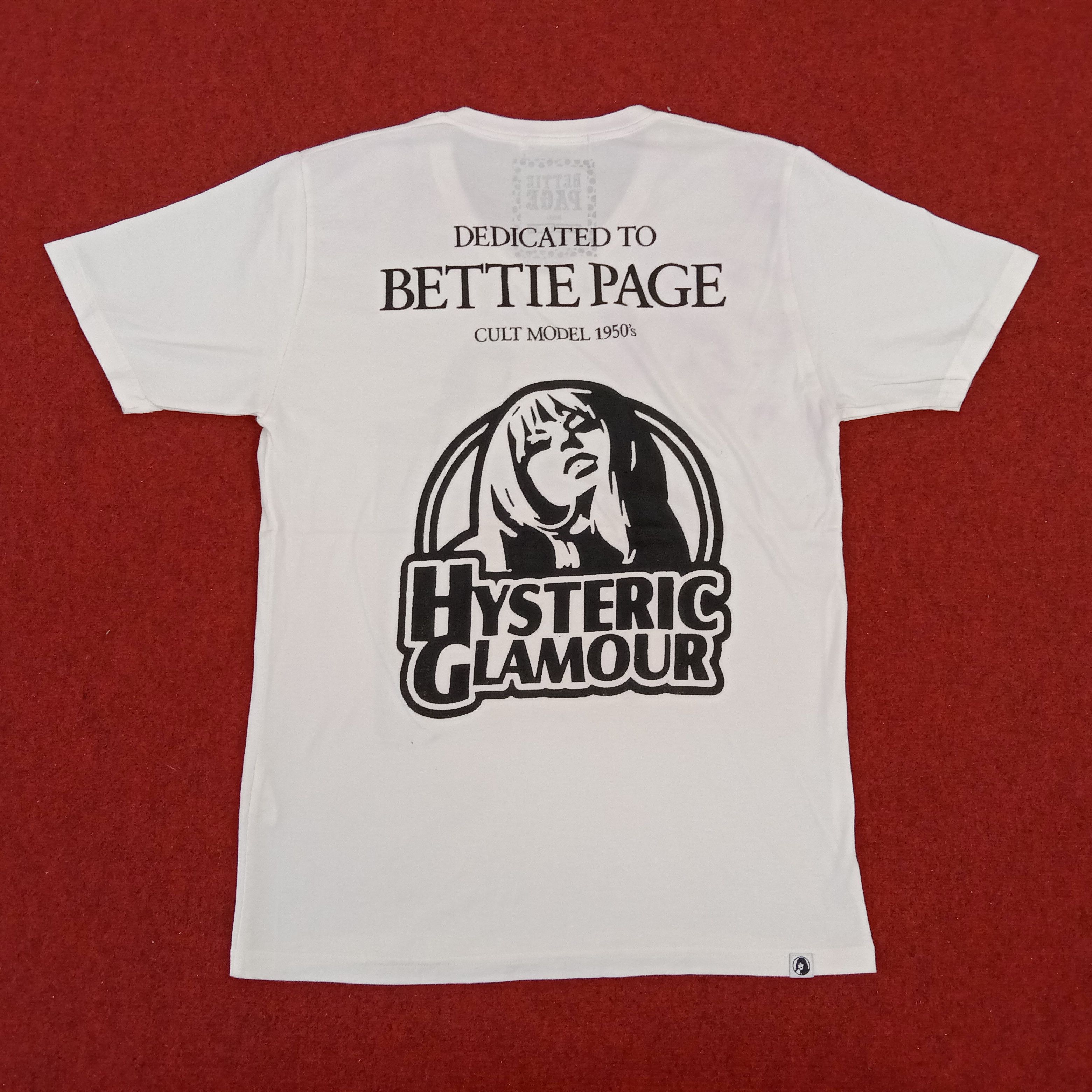 Hysteric Glamour × Japanese Brand × Vintage Hysteric Glamour Streetwear Style Custom Art Tshirt Size US S / EU 44-46 / 1 - 1 Thumbnail