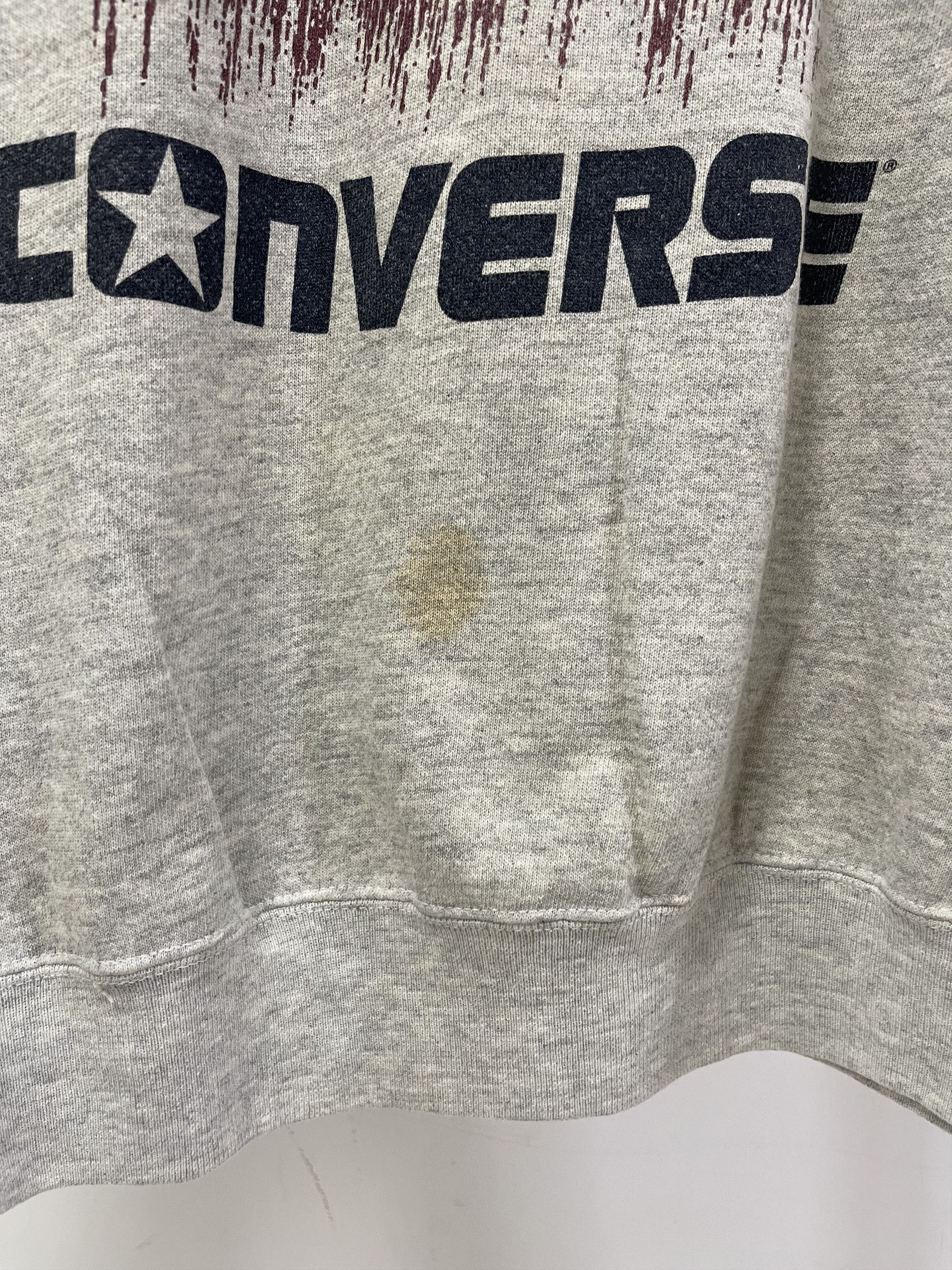 Converse Distressed 90s Converse Star Big Logo Printed Sweatshirt Size US L / EU 52-54 / 3 - 3 Thumbnail