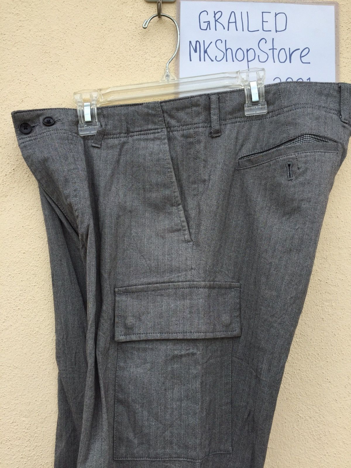 Japanese Brand × Takeo Kikuchi JAPANESE TAKEO KIKUCHI MULTIPOCKET CARGO PANT HIKORI Size US 34 / EU 50 - 1 Thumbnail