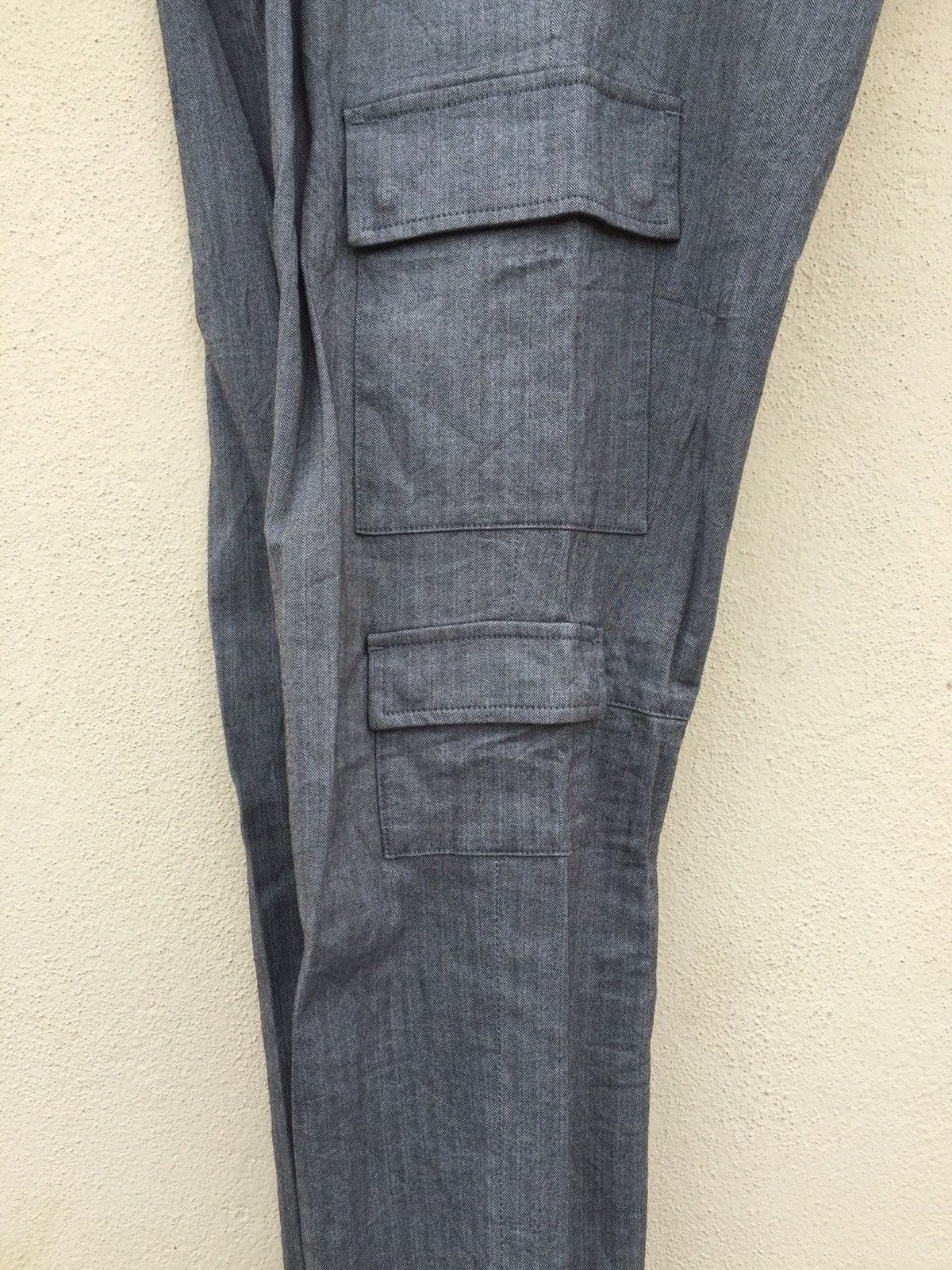 Japanese Brand × Takeo Kikuchi JAPANESE TAKEO KIKUCHI MULTIPOCKET CARGO PANT HIKORI Size US 34 / EU 50 - 3 Thumbnail