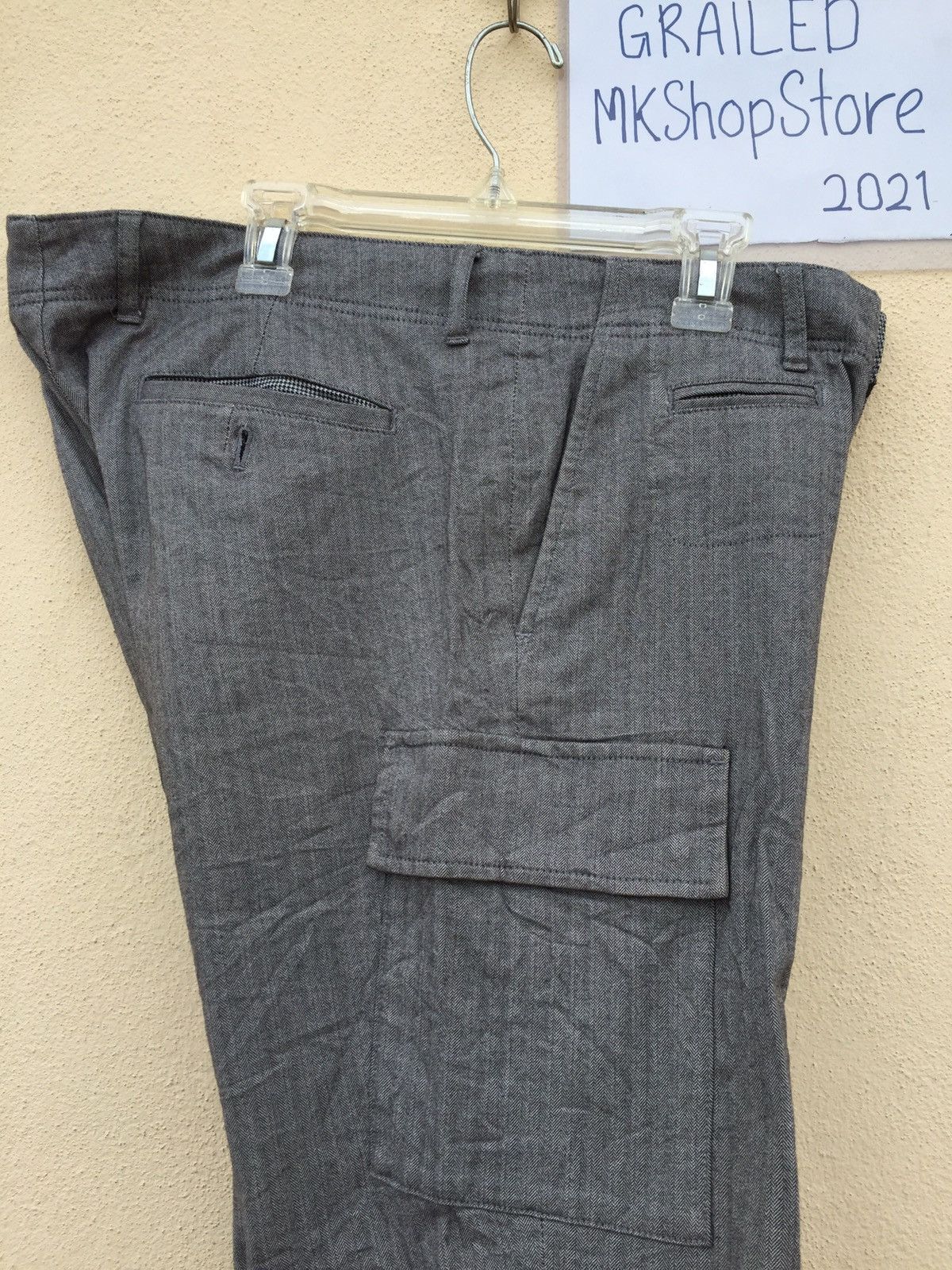Japanese Brand × Takeo Kikuchi JAPANESE TAKEO KIKUCHI MULTIPOCKET CARGO PANT HIKORI Size US 34 / EU 50 - 5 Thumbnail