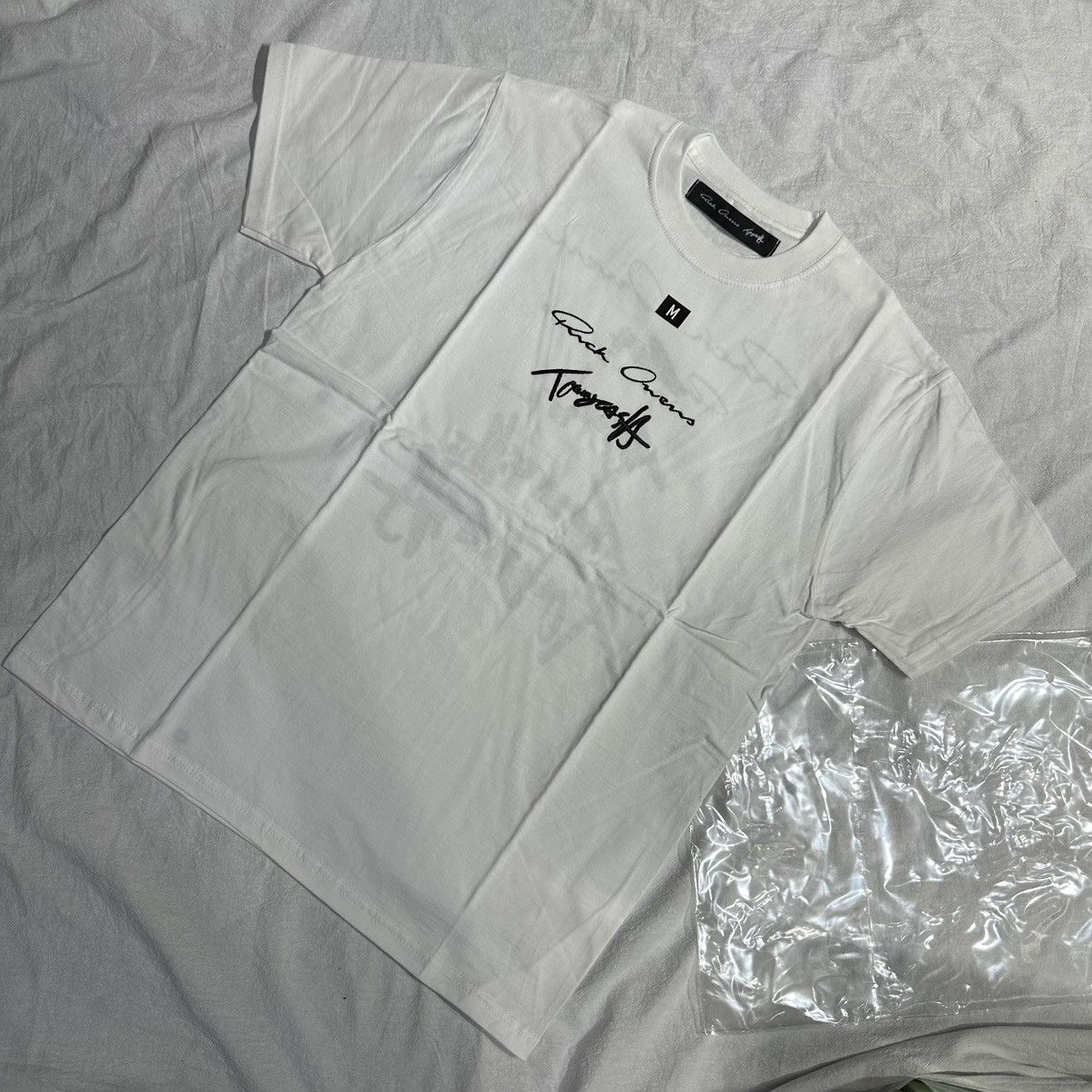 Rick Owens Tommy Cash × Rick Owens T-Shirt White - Medium Size US M / EU 48-50 / 2 - 1 Thumbnail