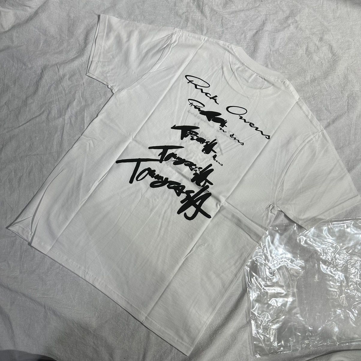 Rick Owens Tommy Cash × Rick Owens T-Shirt White - Medium Size US M / EU 48-50 / 2 - 2 Thumbnail