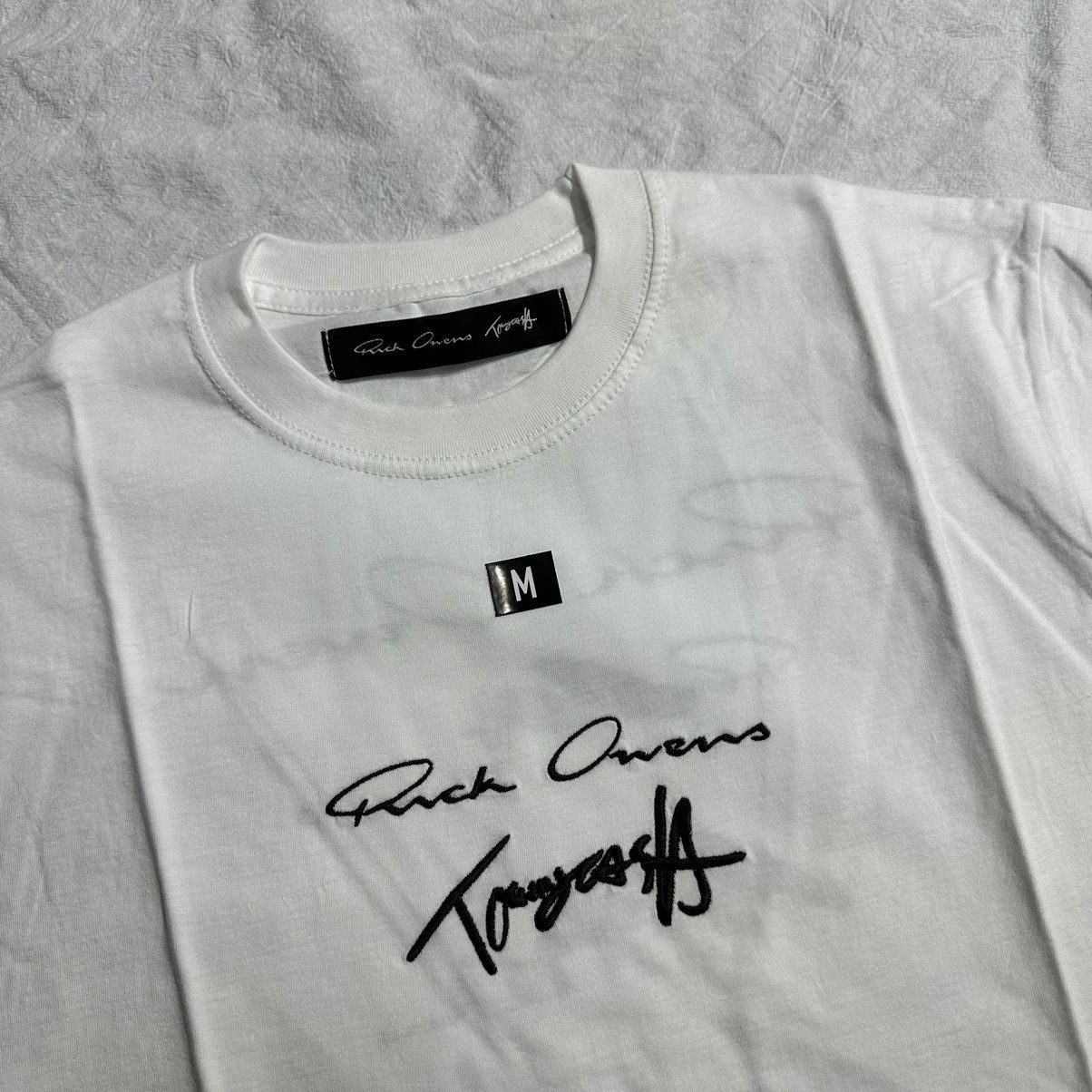 Rick Owens Tommy Cash × Rick Owens T-Shirt White - Medium Size US M / EU 48-50 / 2 - 3 Thumbnail