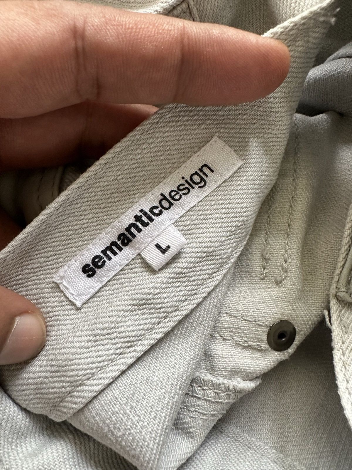 semanticdesign 00's Semanticdesign Japan x Litmus gothic punk denim Size US 33 - 11 Thumbnail