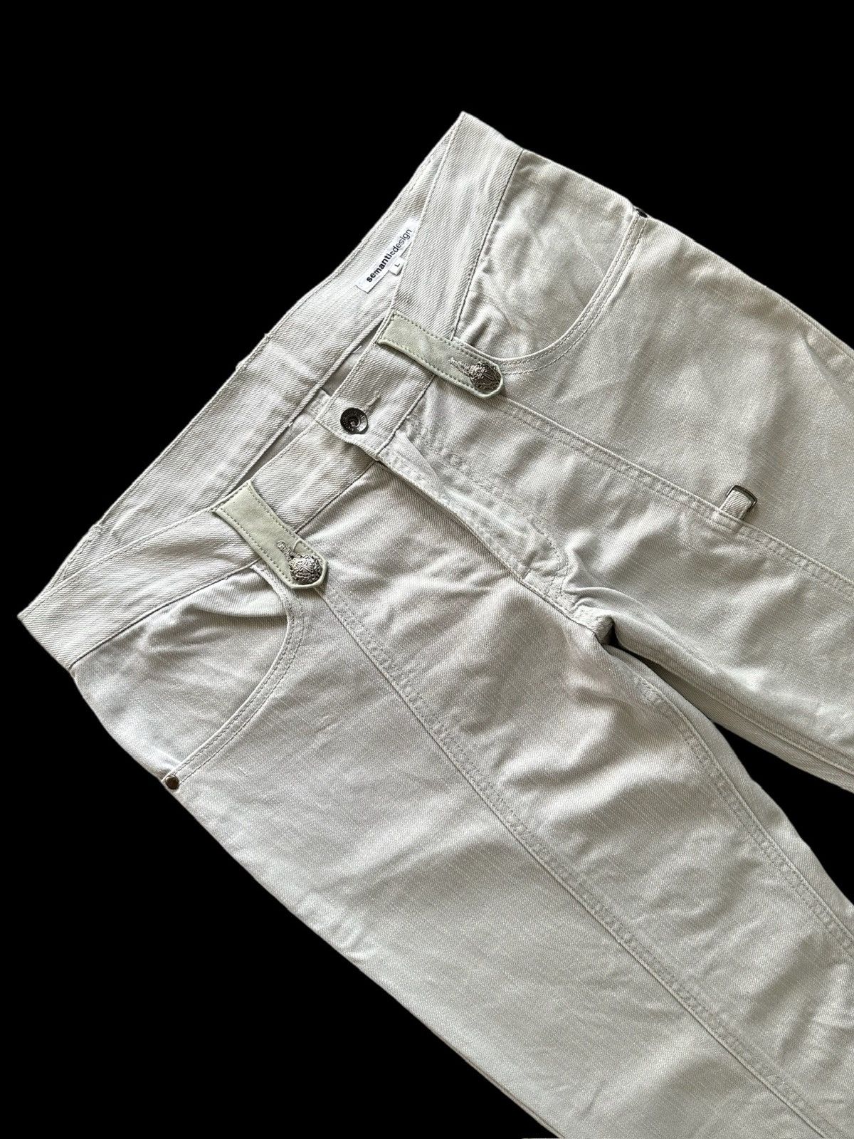 semanticdesign 00's Semanticdesign Japan x Litmus gothic punk denim Size US 33 - 7 Thumbnail