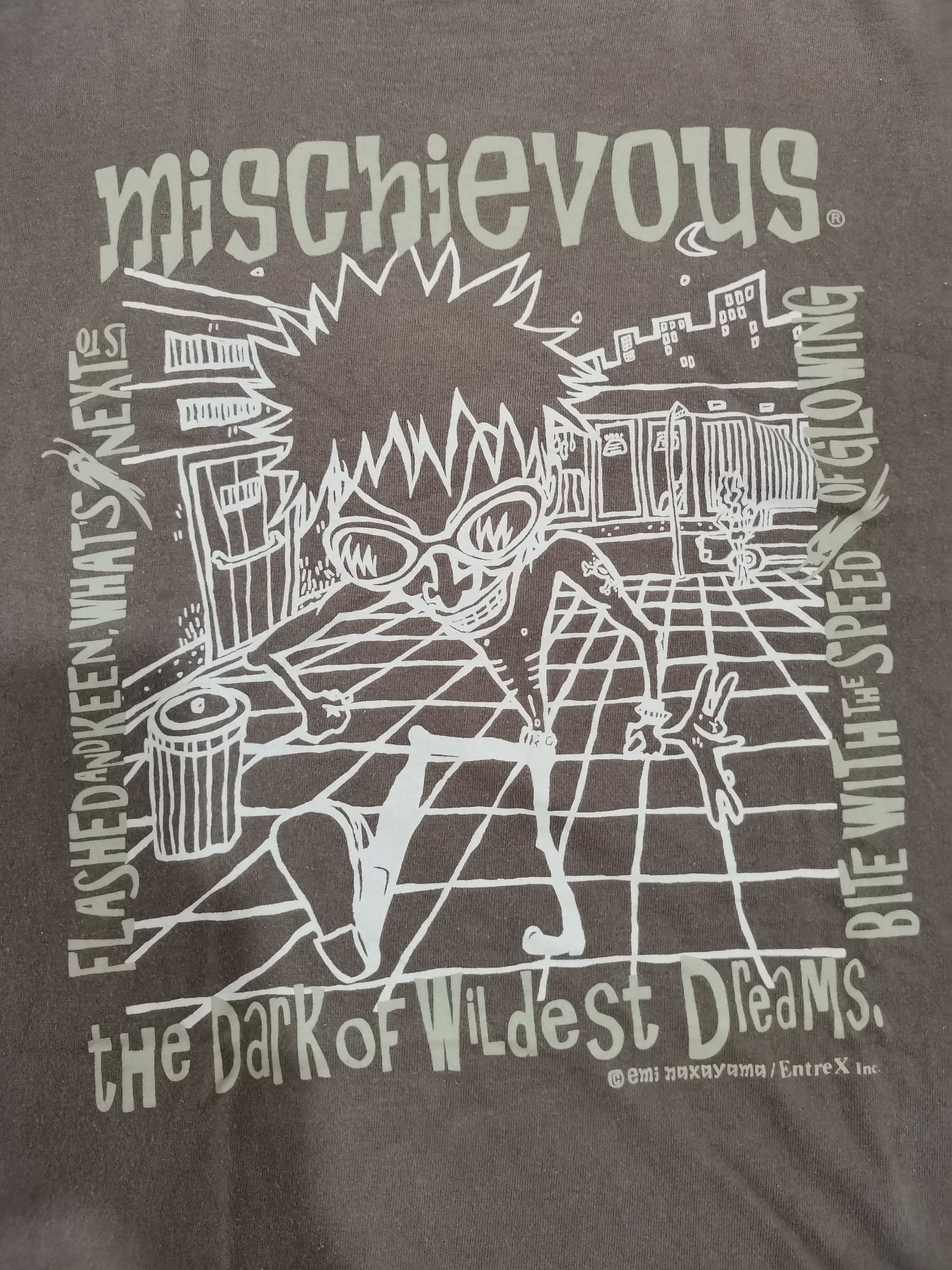 Japanese Brand Vintage Mischievous Japan Brand Punk Tee Seditionaries Size US L / EU 52-54 / 3 - 1 Thumbnail