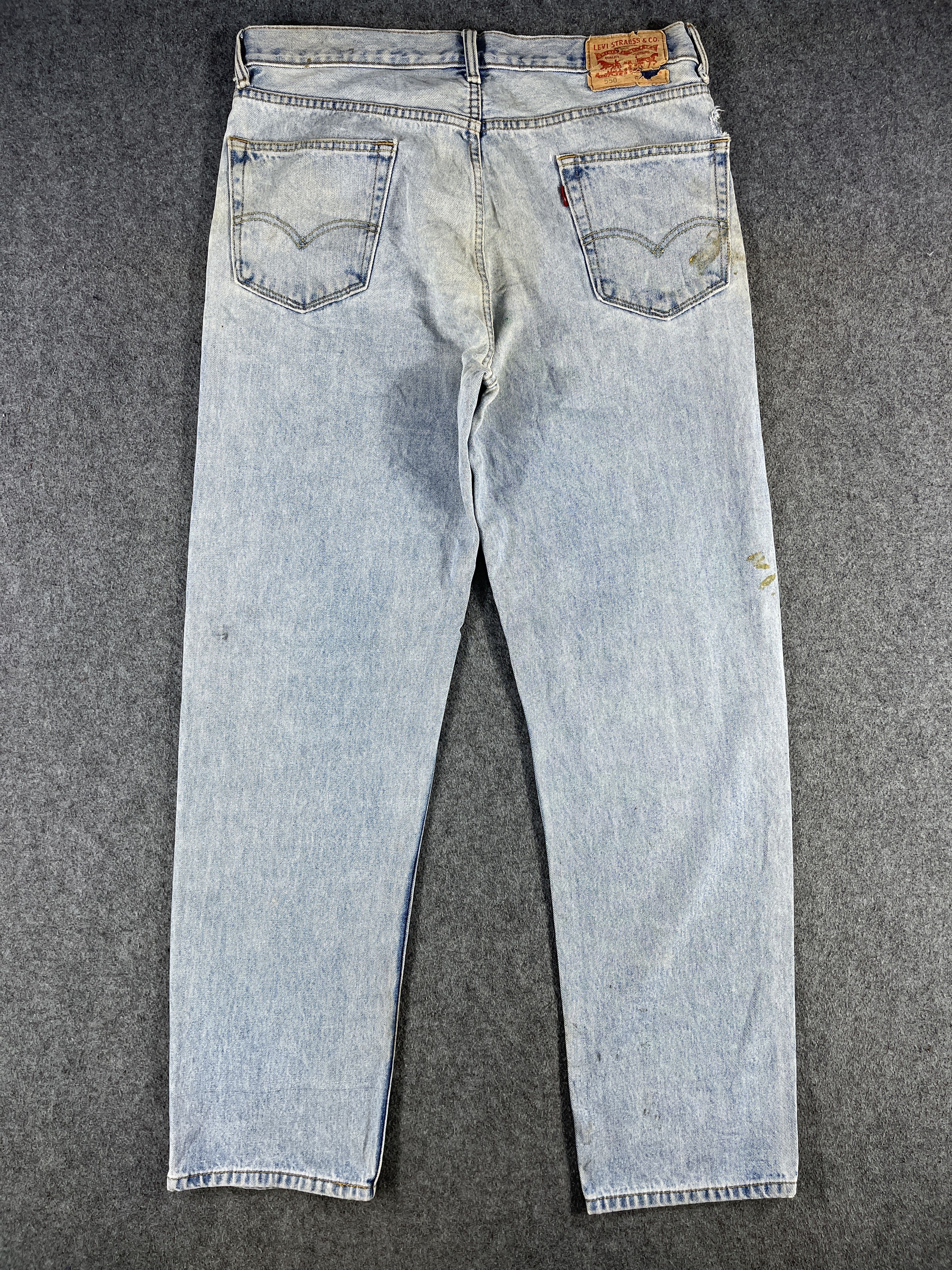 Levi's × Vintage Vintage Levis 550 Distressed Jeans - J221 Size US 37 - 2 Thumbnail