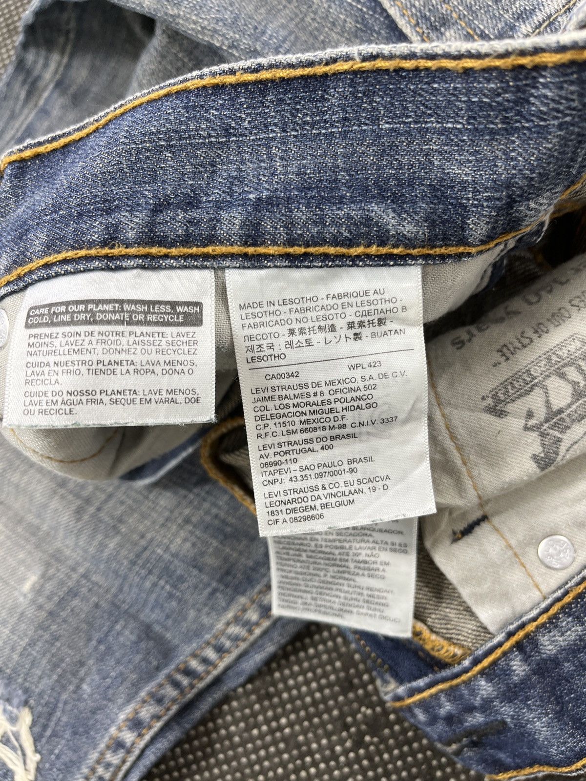 Levi's Vintage Levis 559 Rusty Wash Distressed Jeans - J574 Size US 32 / EU 48 - 7 Thumbnail