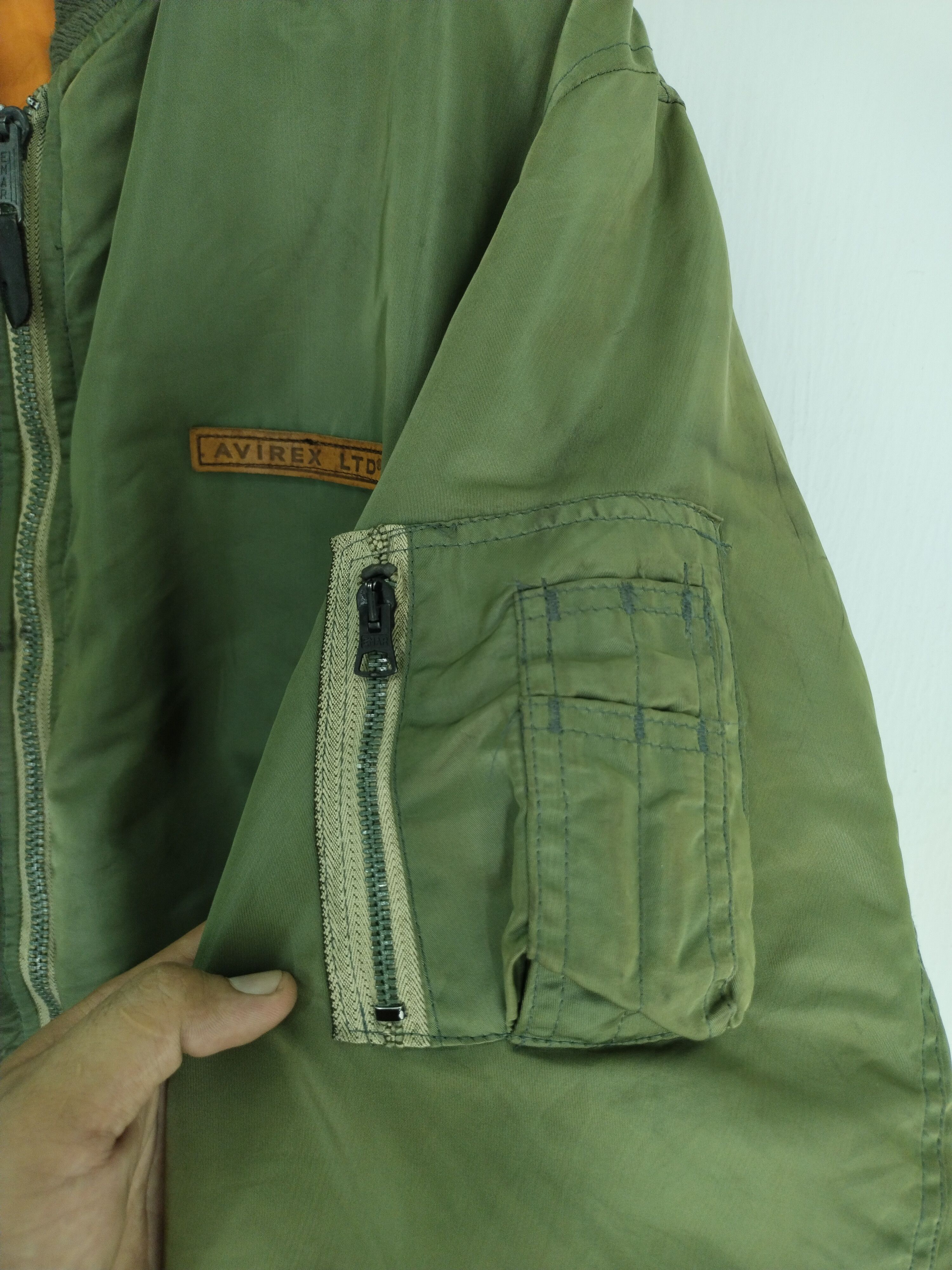 Avirex VINTAGE AVIREX USA EMBROIDERY REVERSIBLE BOMBER JACKET Size US L / EU 52-54 / 3 - 11 Thumbnail
