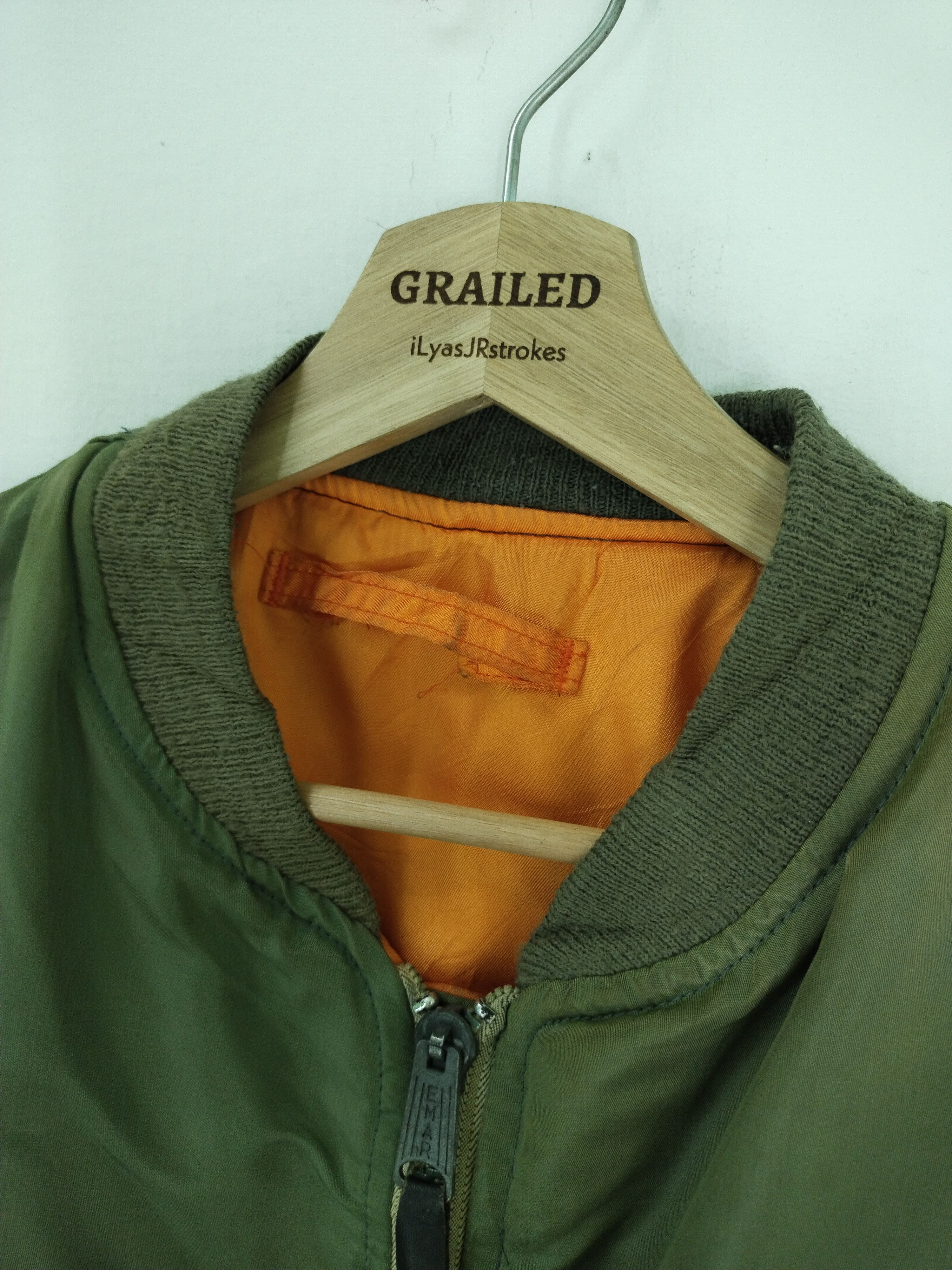 Avirex VINTAGE AVIREX USA EMBROIDERY REVERSIBLE BOMBER JACKET Size US L / EU 52-54 / 3 - 23 Thumbnail