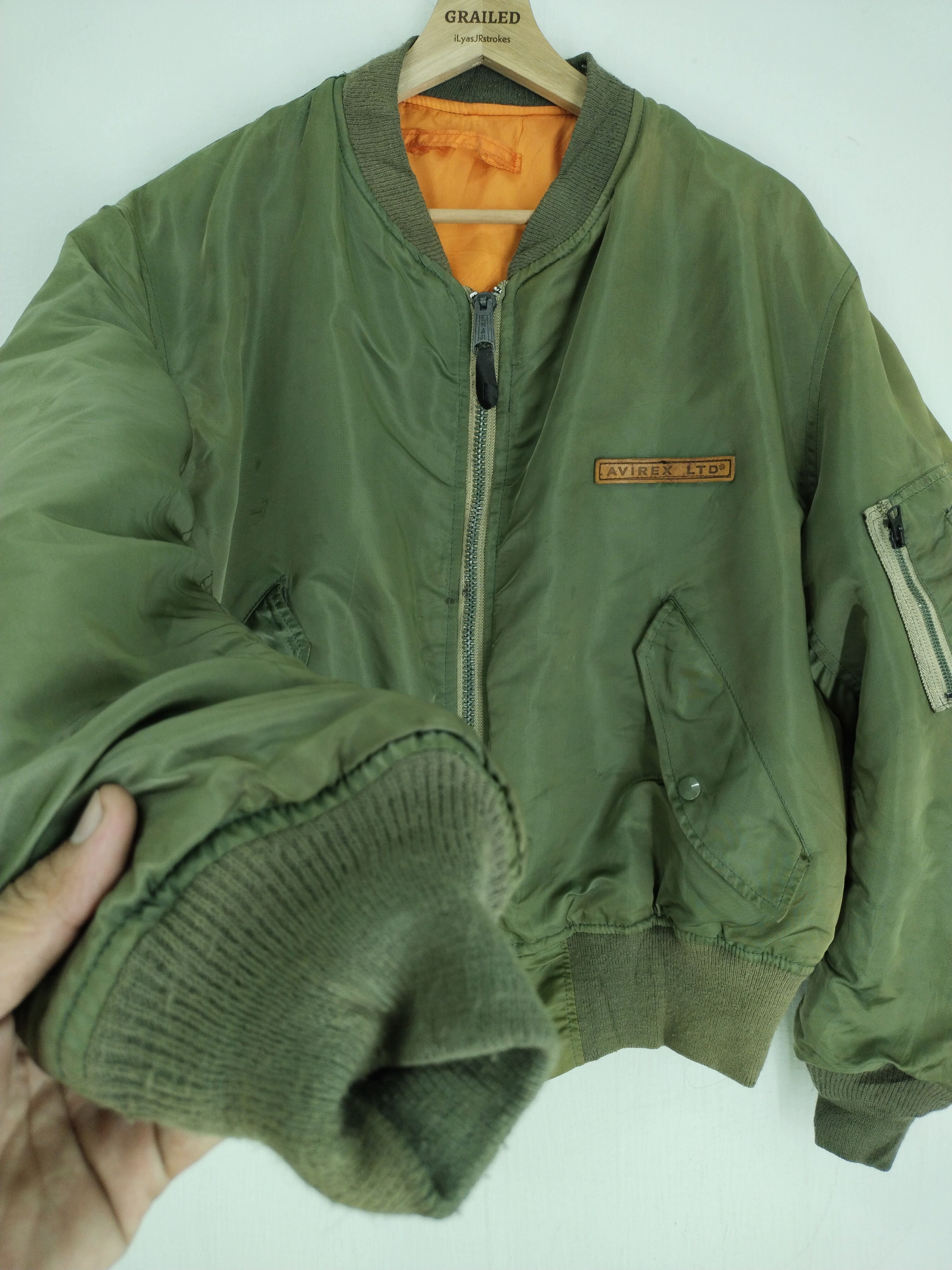 Avirex VINTAGE AVIREX USA EMBROIDERY REVERSIBLE BOMBER JACKET Size US L / EU 52-54 / 3 - 12 Thumbnail