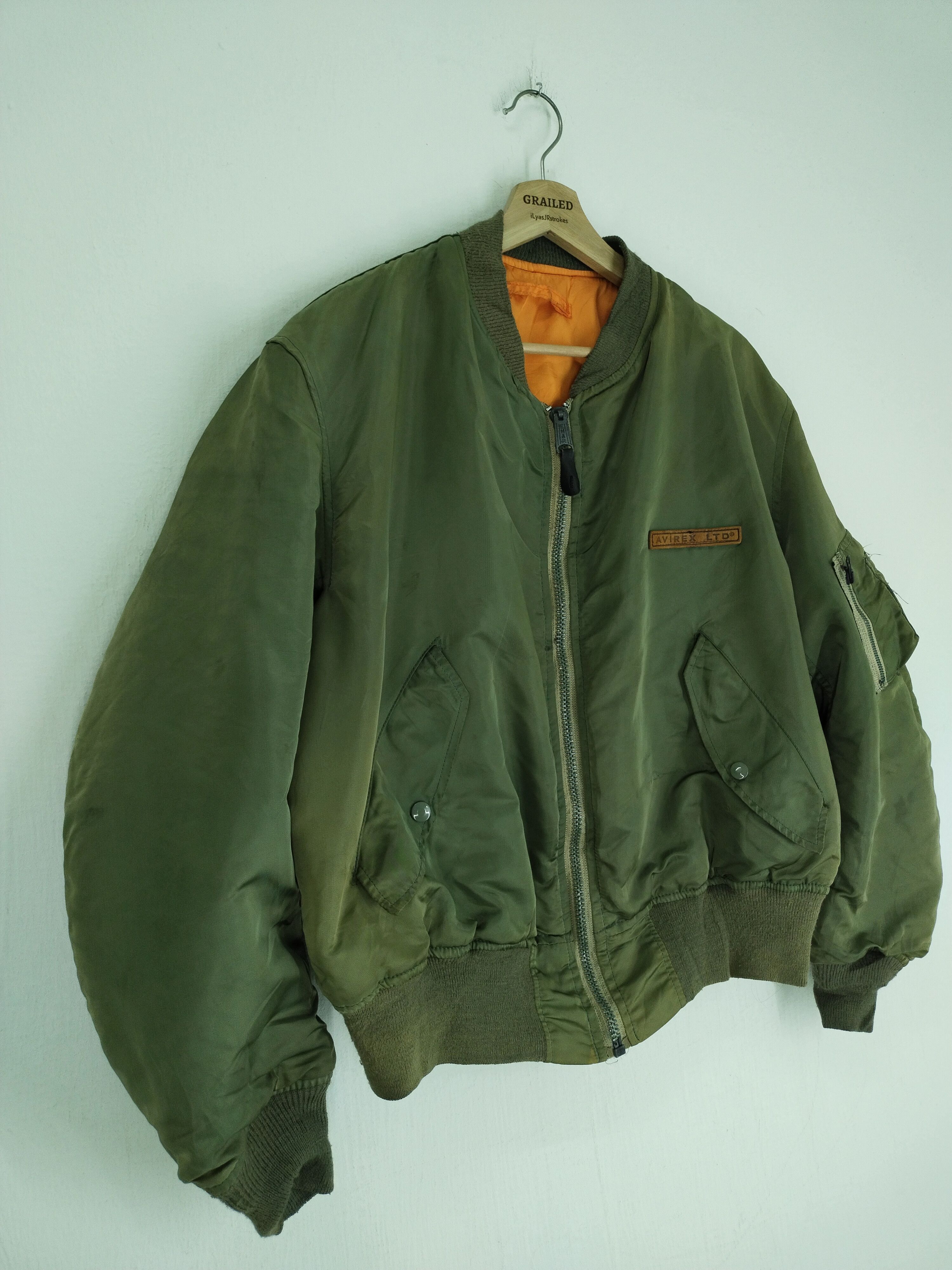Avirex VINTAGE AVIREX USA EMBROIDERY REVERSIBLE BOMBER JACKET Size US L / EU 52-54 / 3 - 5 Thumbnail