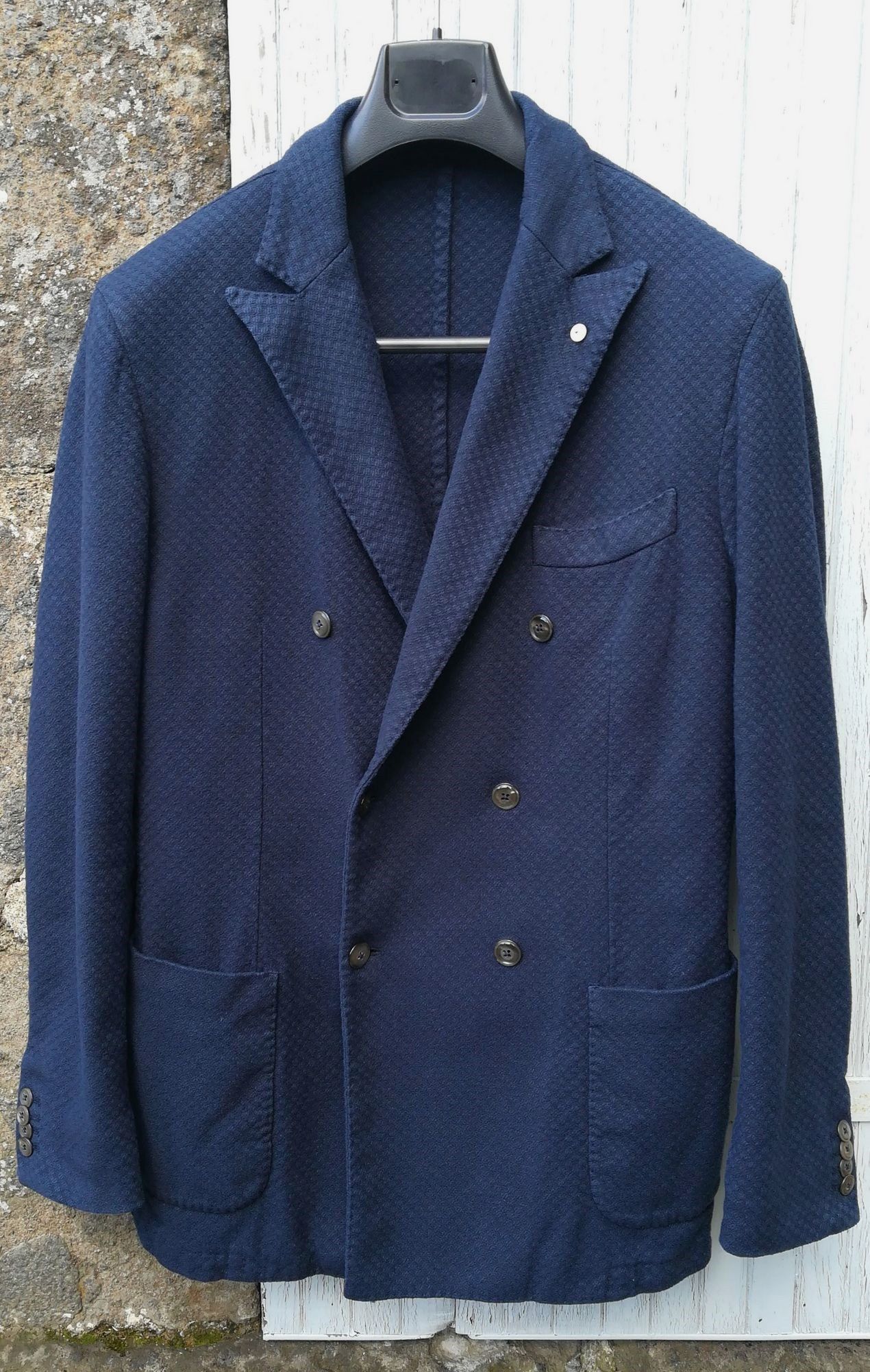 L.B.M. 1911 Cotton-wool indigo jacket Size 42R - 1 Thumbnail