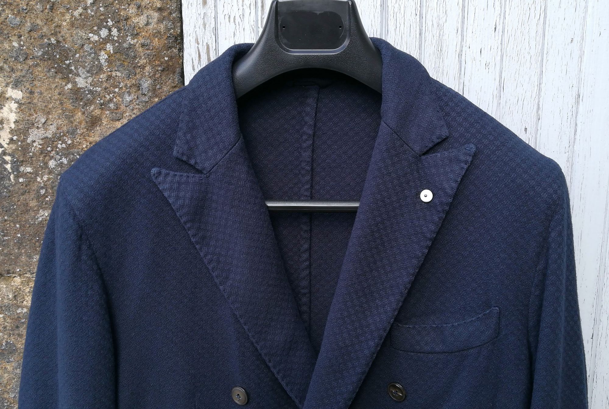 L.B.M. 1911 Cotton-wool indigo jacket Size 42R - 3 Thumbnail