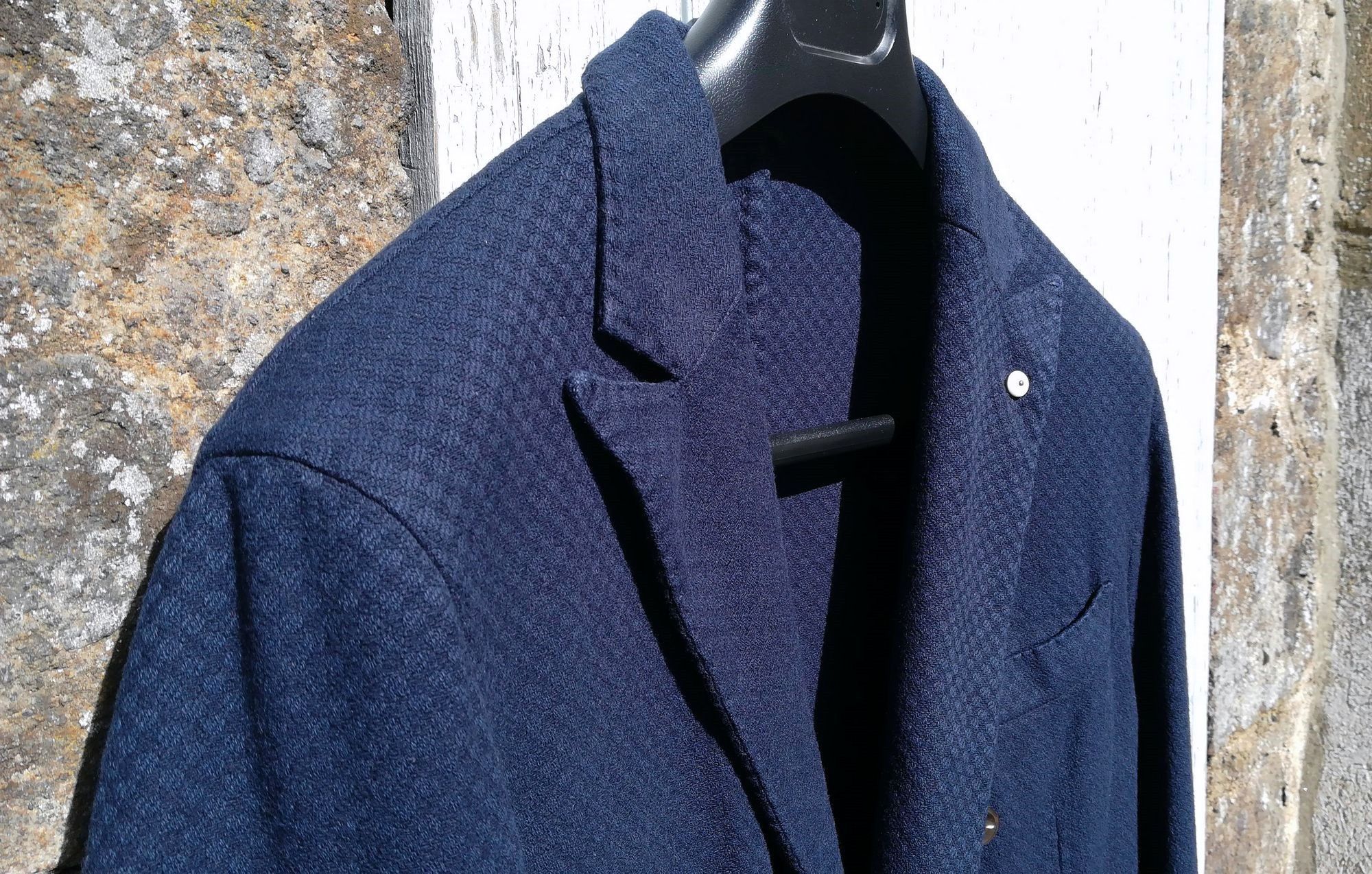 L.B.M. 1911 Cotton-wool indigo jacket Size 42R - 4 Thumbnail