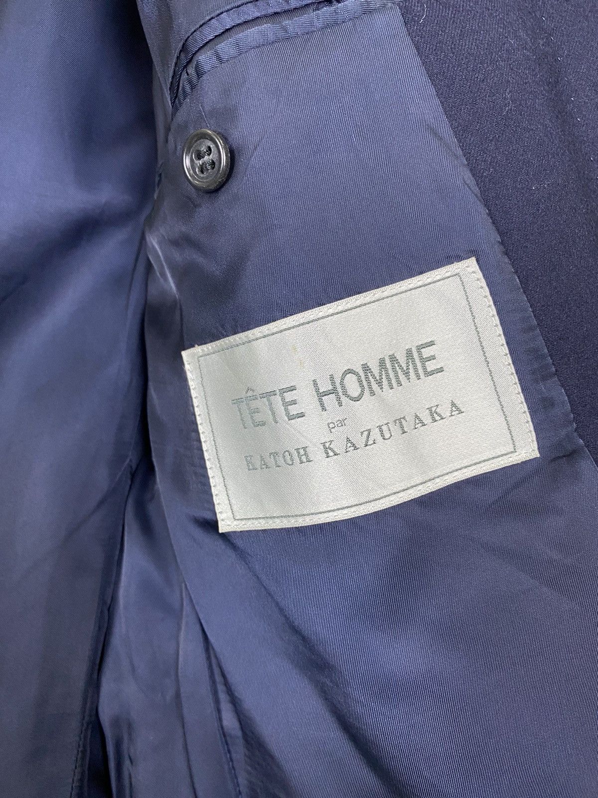 Designer × Issey Miyake TETE HOMME by KATOH KAZUTAKA FORMAL BLAZER Size US M / EU 48-50 / 2 - 7 Thumbnail