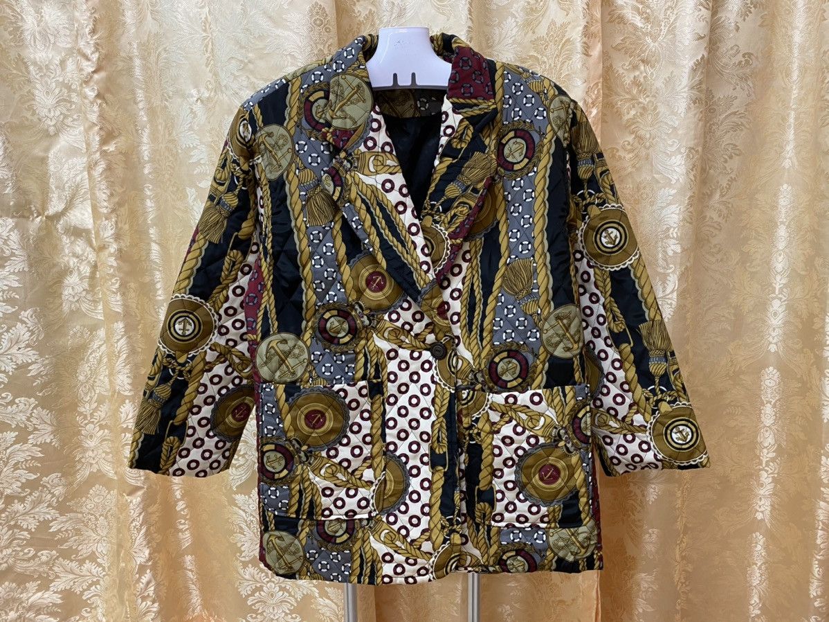 Japanese Brand RARE DESIGN JACKET INSPIRED BY HERMES SILK Size US L / EU 52-54 / 3 - 2 Thumbnail