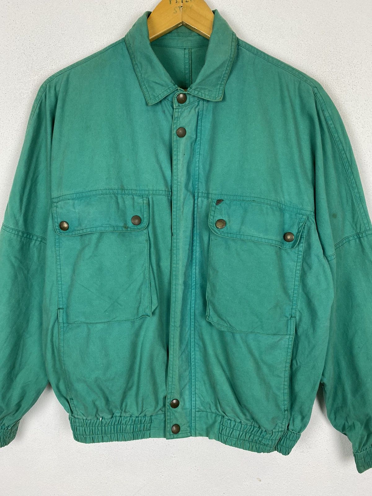 Japanese Brand × Vintage Vintage New Men Bomber Style Jacket Cotton Fabric Size US M / EU 48-50 / 2 - 3 Thumbnail