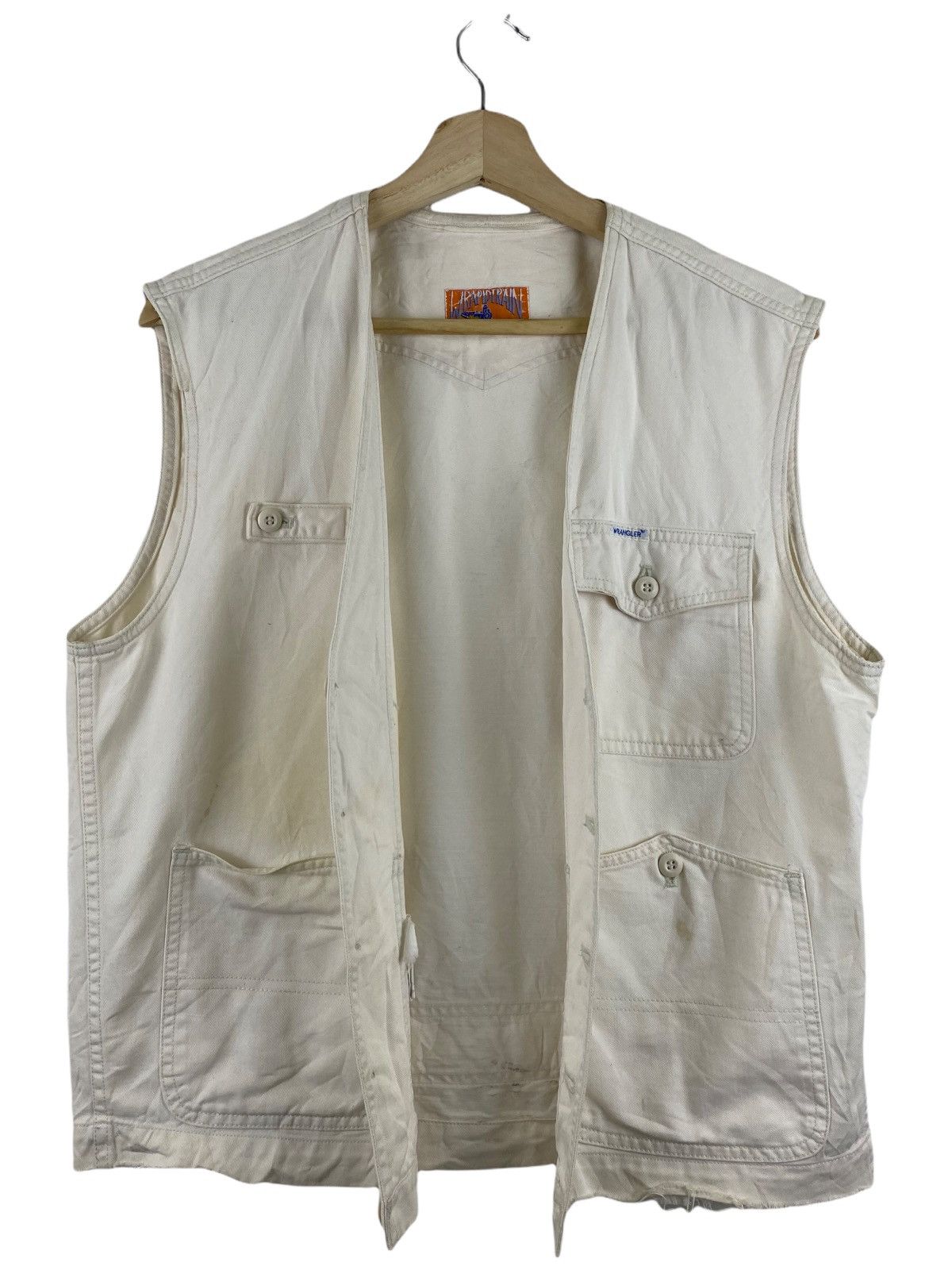 Vintage × Wrangler VINTAGE WRANGLER WRAPIDTRAIN COTTON VEST Size US L / EU 52-54 / 3 - 3 Thumbnail