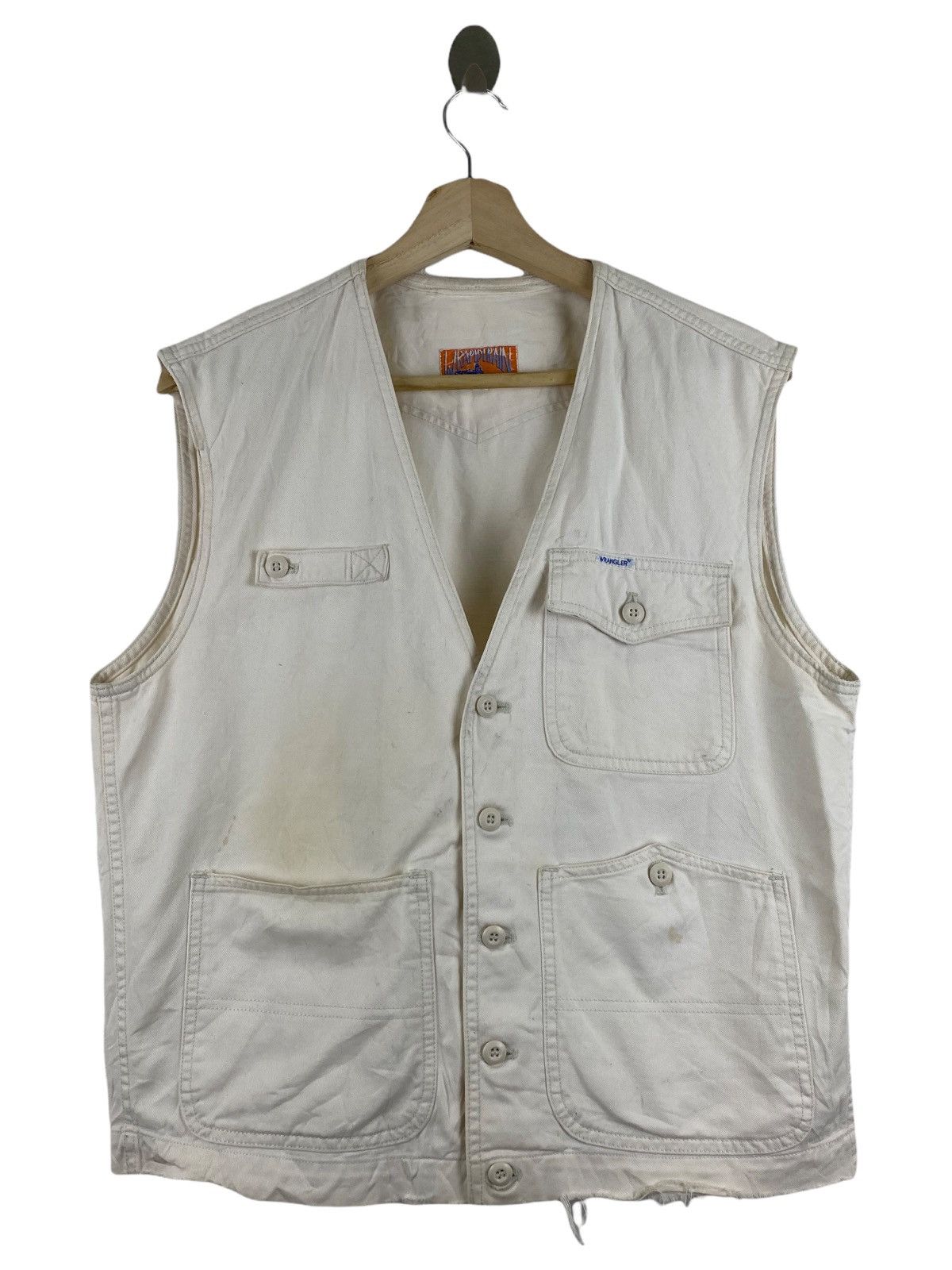 Vintage × Wrangler VINTAGE WRANGLER WRAPIDTRAIN COTTON VEST Size US L / EU 52-54 / 3 - 1 Thumbnail