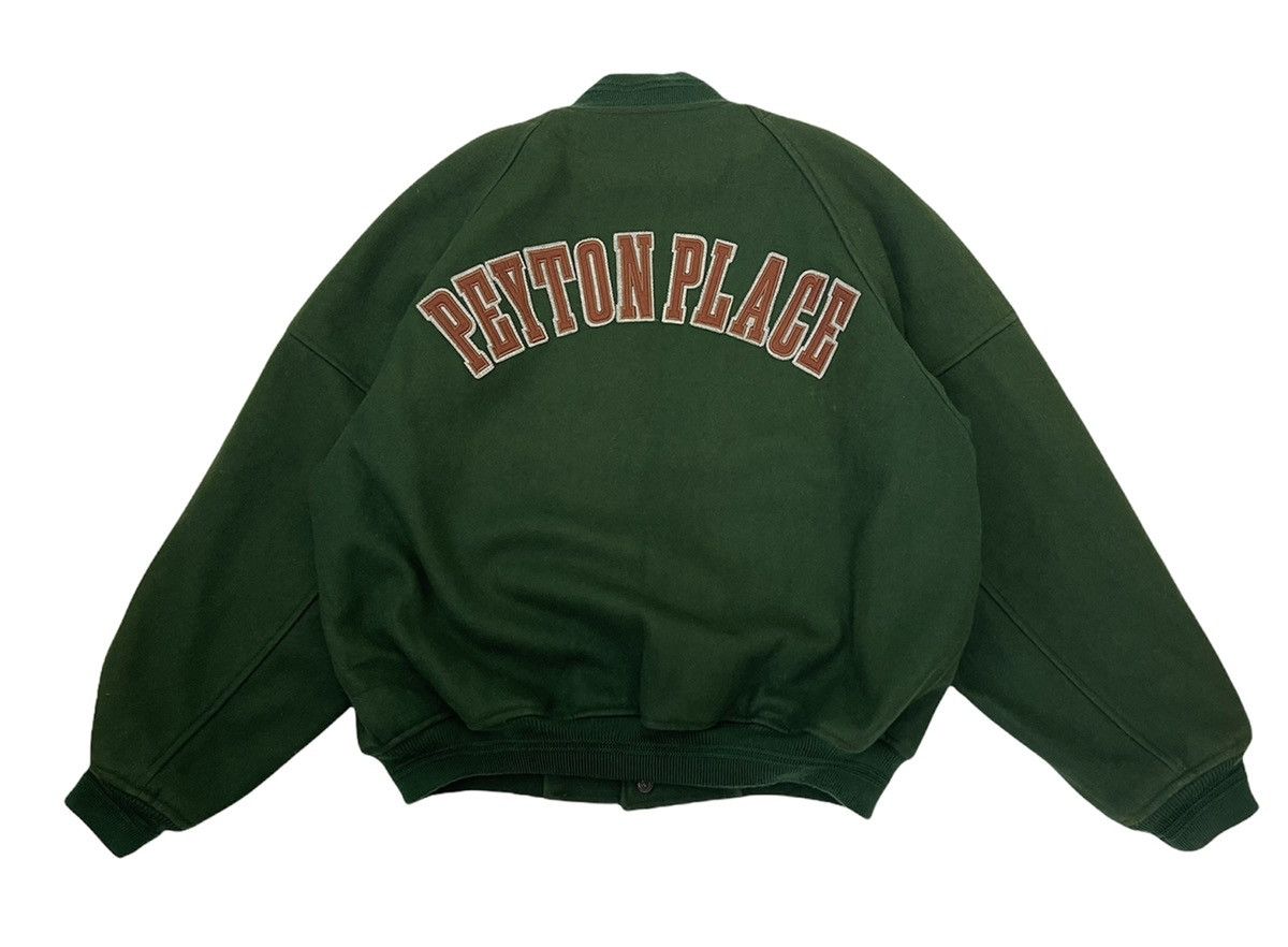Japanese Brand VINTAGE PEYTON PLACE WOOL VARSITY JACKET Size US M / EU 48-50 / 2 - 2 Thumbnail