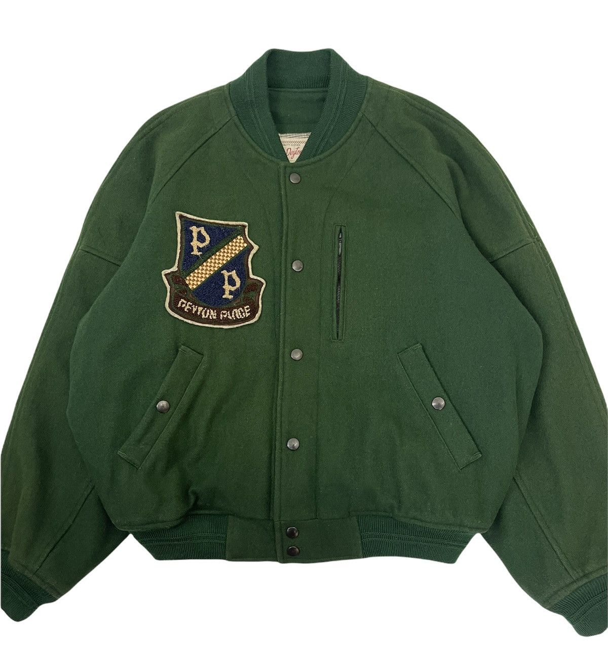 Japanese Brand VINTAGE PEYTON PLACE WOOL VARSITY JACKET Size US M / EU 48-50 / 2 - 4 Thumbnail