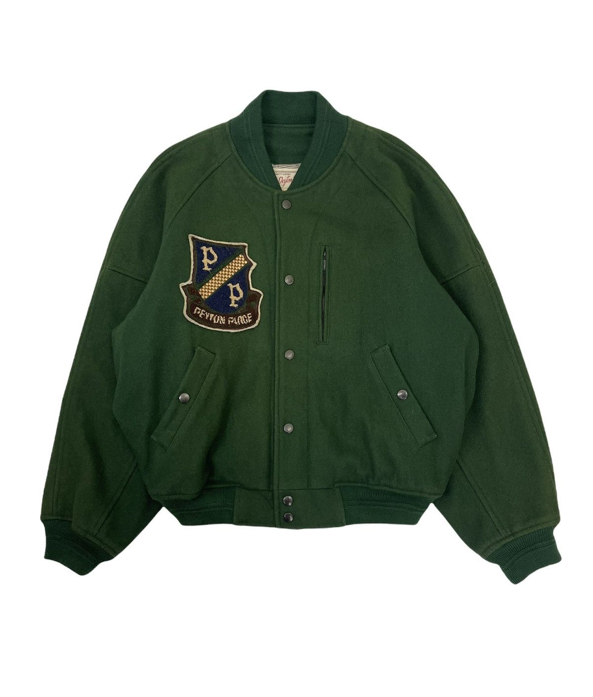 Japanese Brand VINTAGE PEYTON PLACE WOOL VARSITY JACKET Size US M / EU 48-50 / 2 - 1 Thumbnail