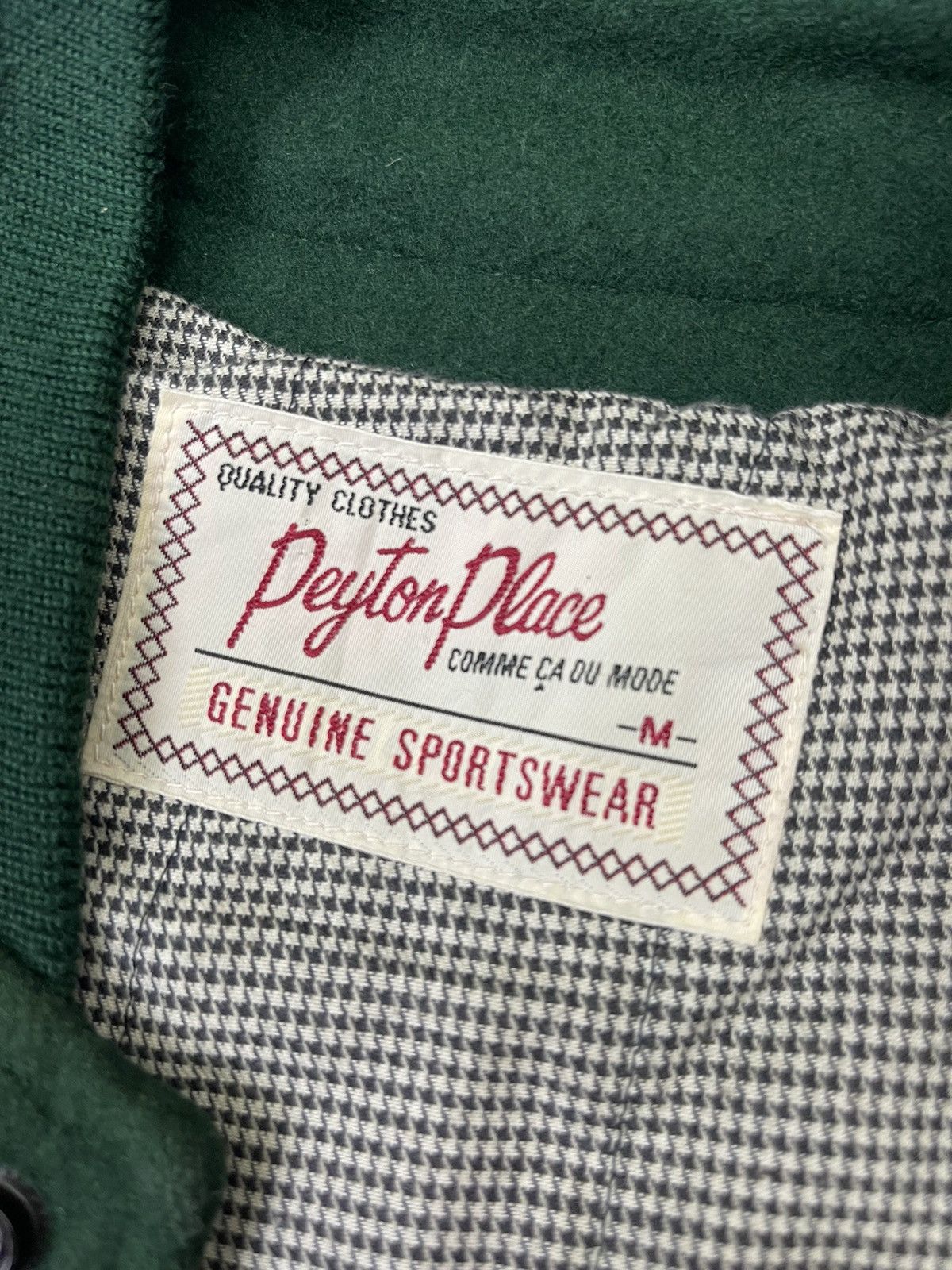 Japanese Brand VINTAGE PEYTON PLACE WOOL VARSITY JACKET Size US M / EU 48-50 / 2 - 9 Thumbnail