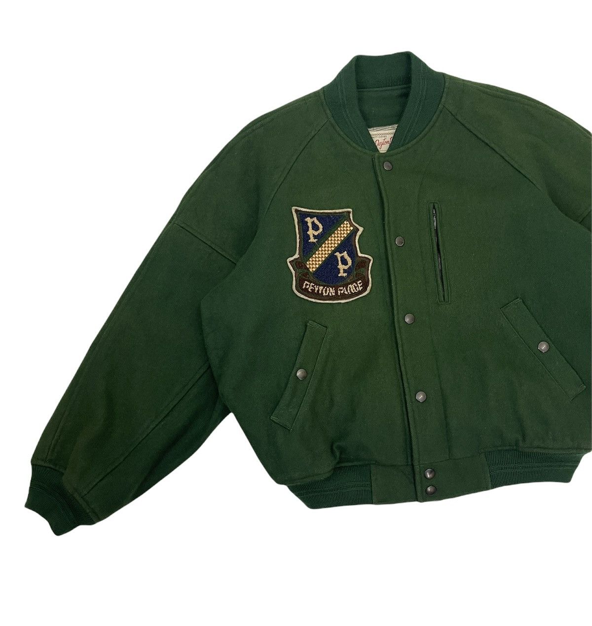 Japanese Brand VINTAGE PEYTON PLACE WOOL VARSITY JACKET Size US M / EU 48-50 / 2 - 6 Thumbnail