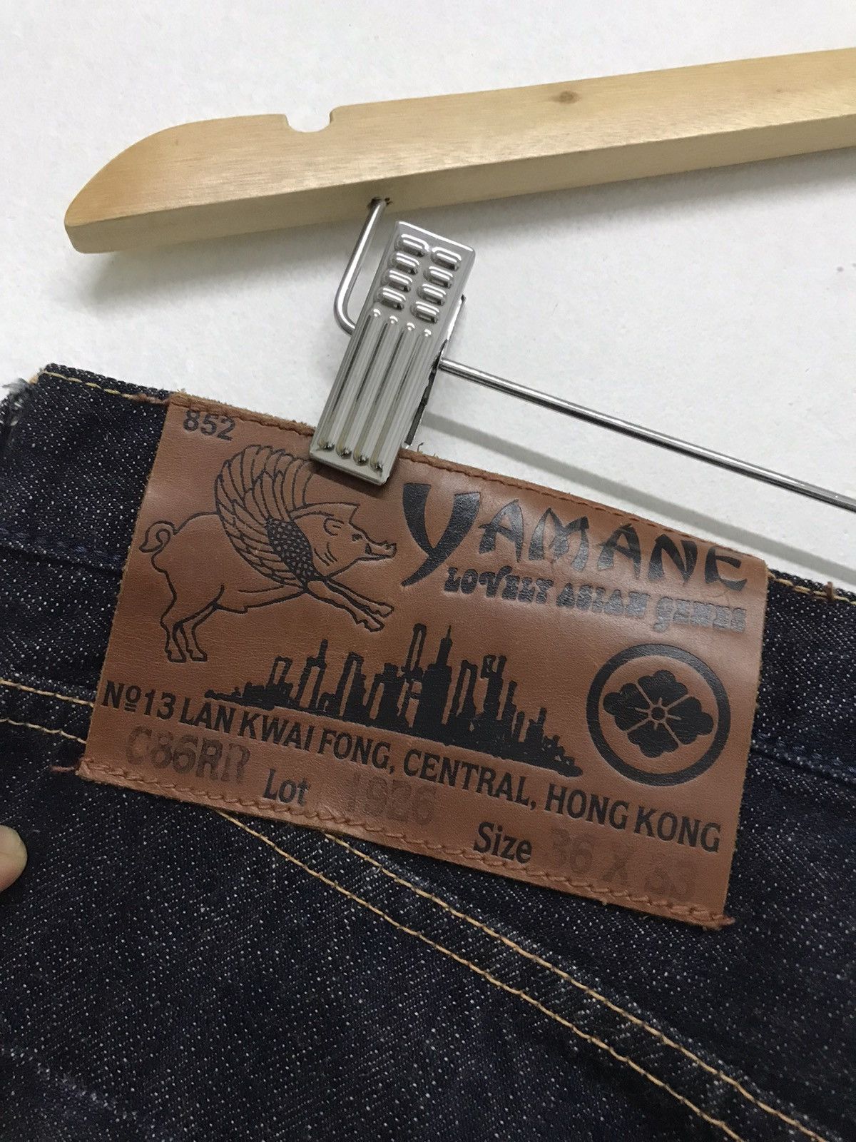 Japanese Brand Vtg Yamane Evisu Embroidery Abstract Gymnastik Dancer Denim Size US 36 / EU 52 - 13 Thumbnail