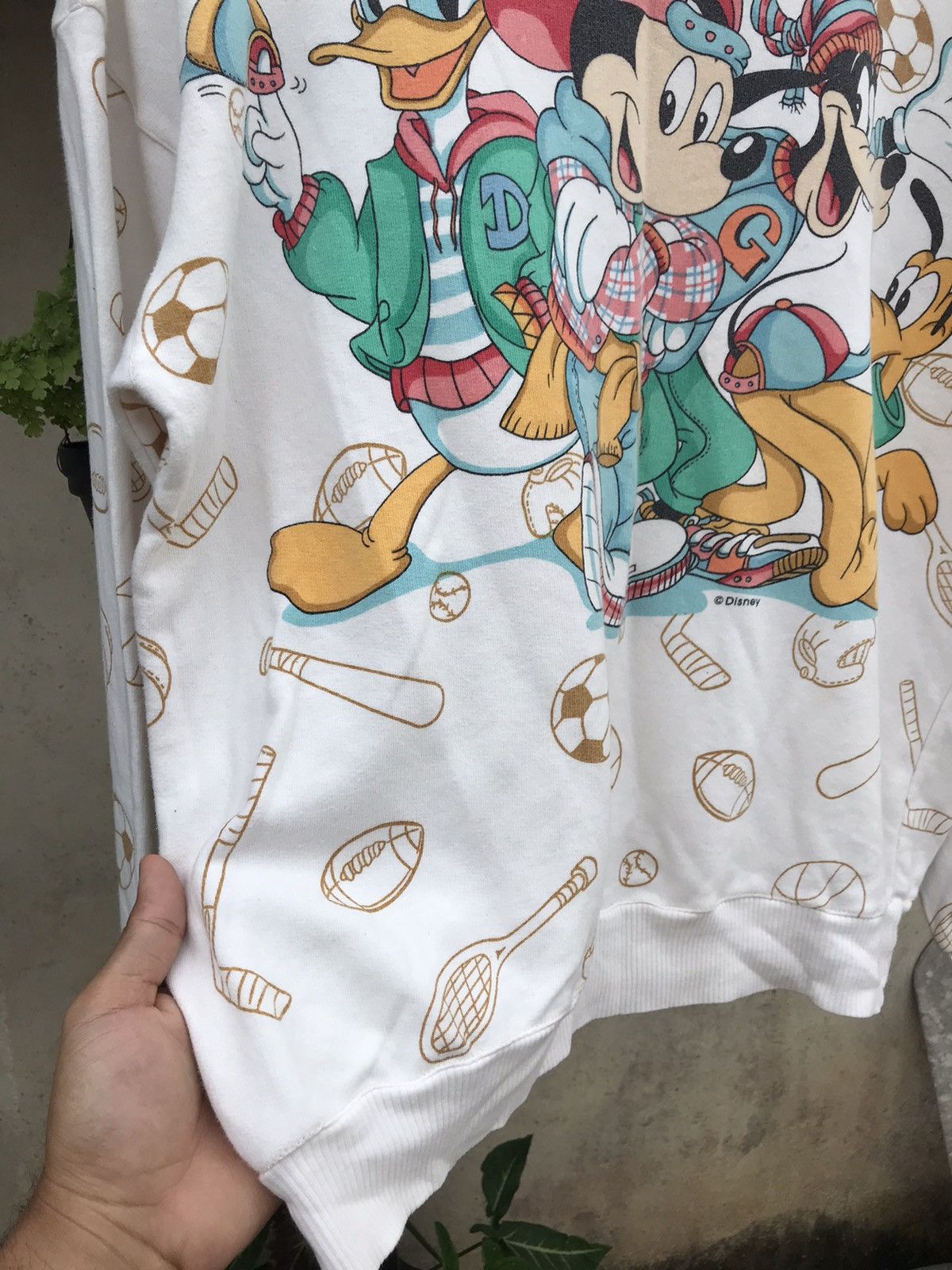 Japanese Brand Vintage Mickey Mouse and Friends Full Print Sweatshirt Size US M / EU 48-50 / 2 - 3 Thumbnail