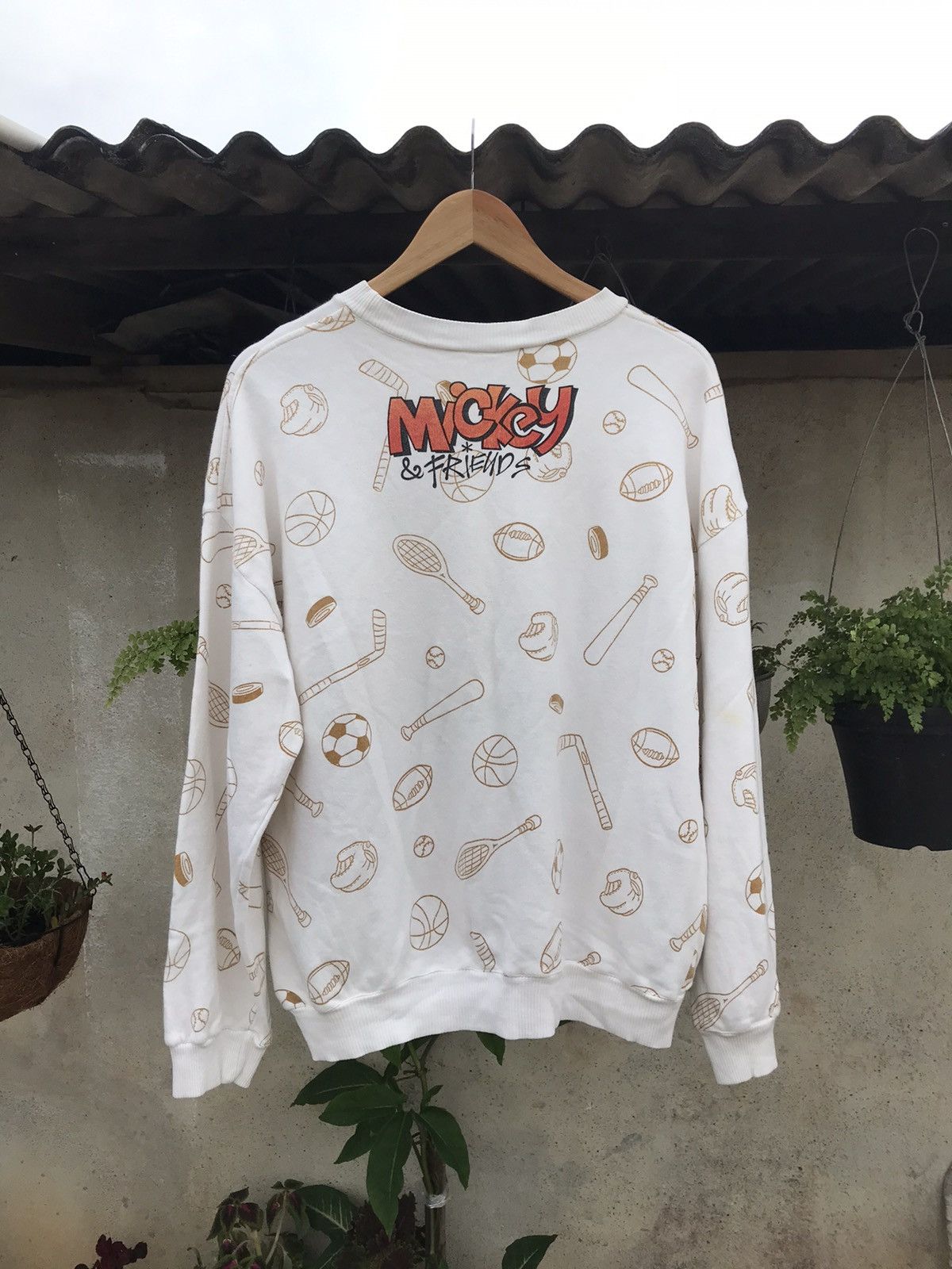Japanese Brand Vintage Mickey Mouse and Friends Full Print Sweatshirt Size US M / EU 48-50 / 2 - 9 Thumbnail