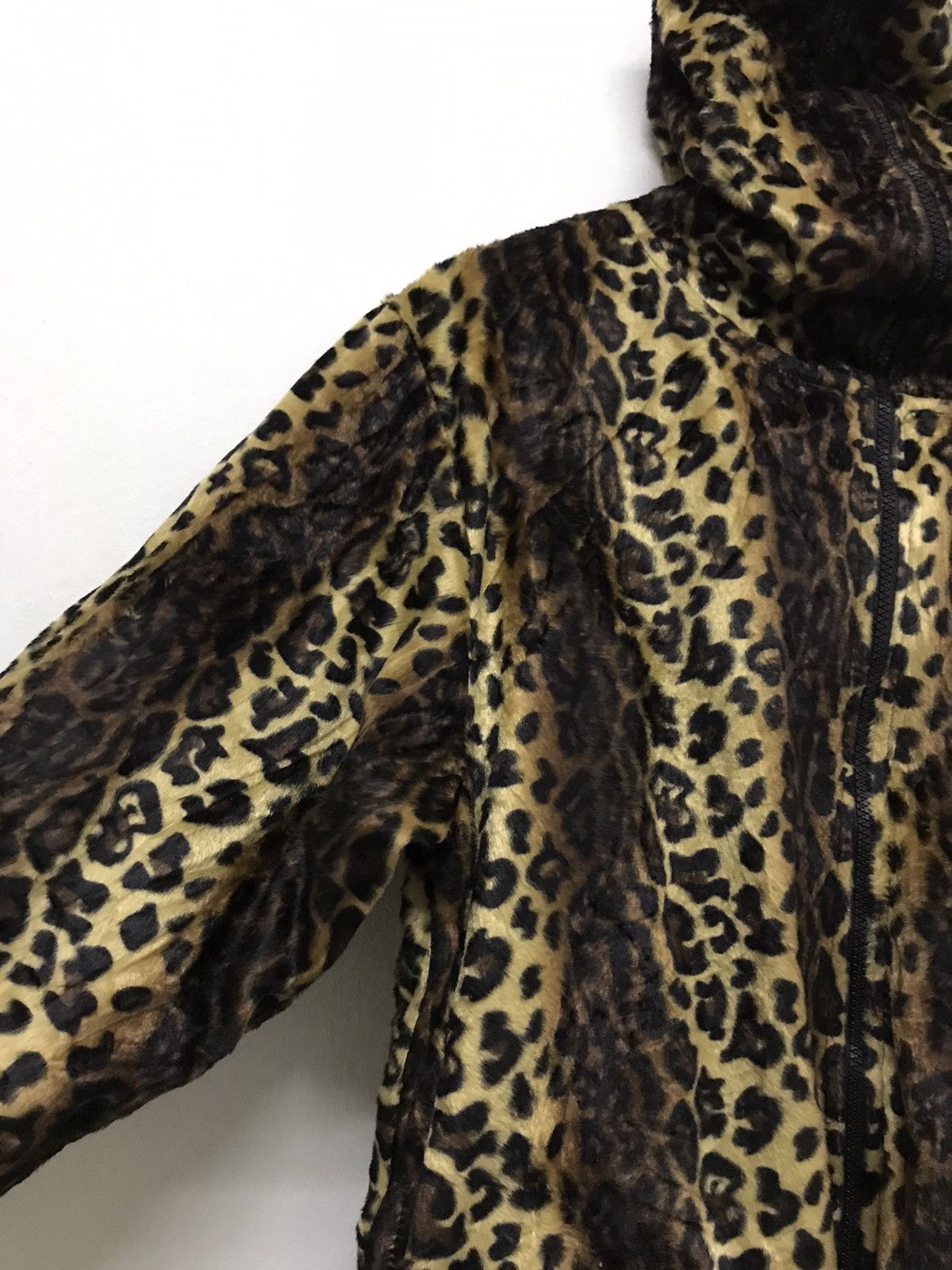 Japanese Brand Nice❗️Clash Ahead Reversible Faux Fur/Fleece Jacket Size XL / US 12-14 / IT 48-50 - 4 Thumbnail