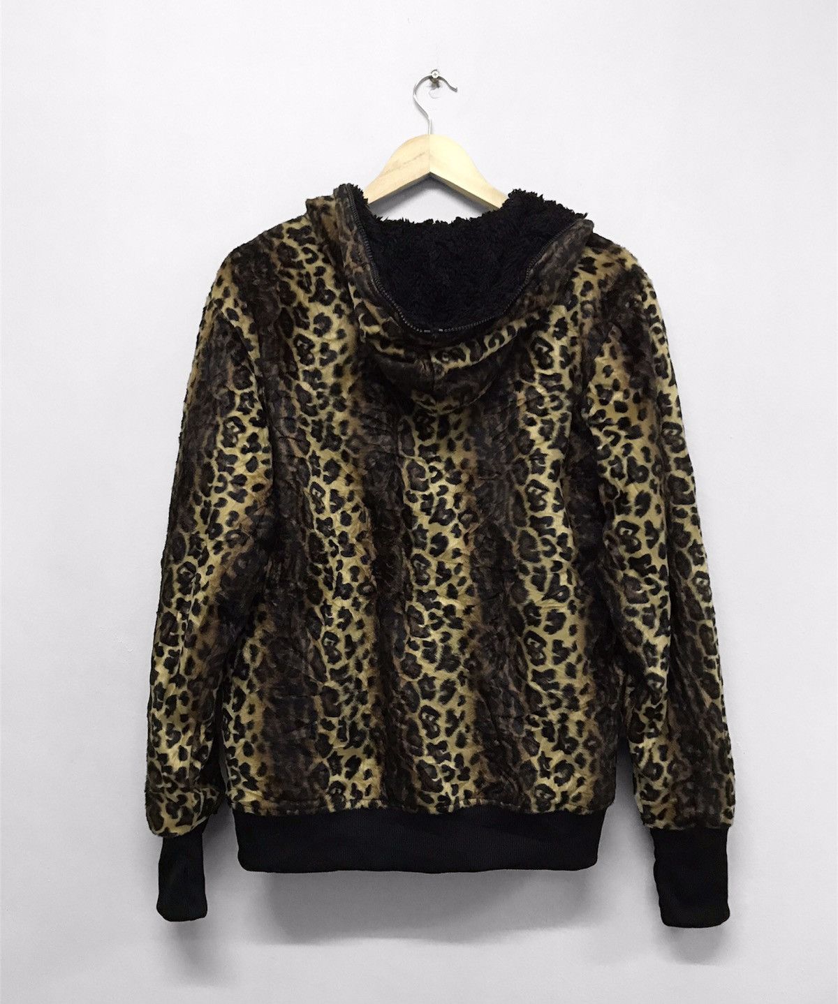 Japanese Brand Nice❗️Clash Ahead Reversible Faux Fur/Fleece Jacket Size XL / US 12-14 / IT 48-50 - 2 Thumbnail