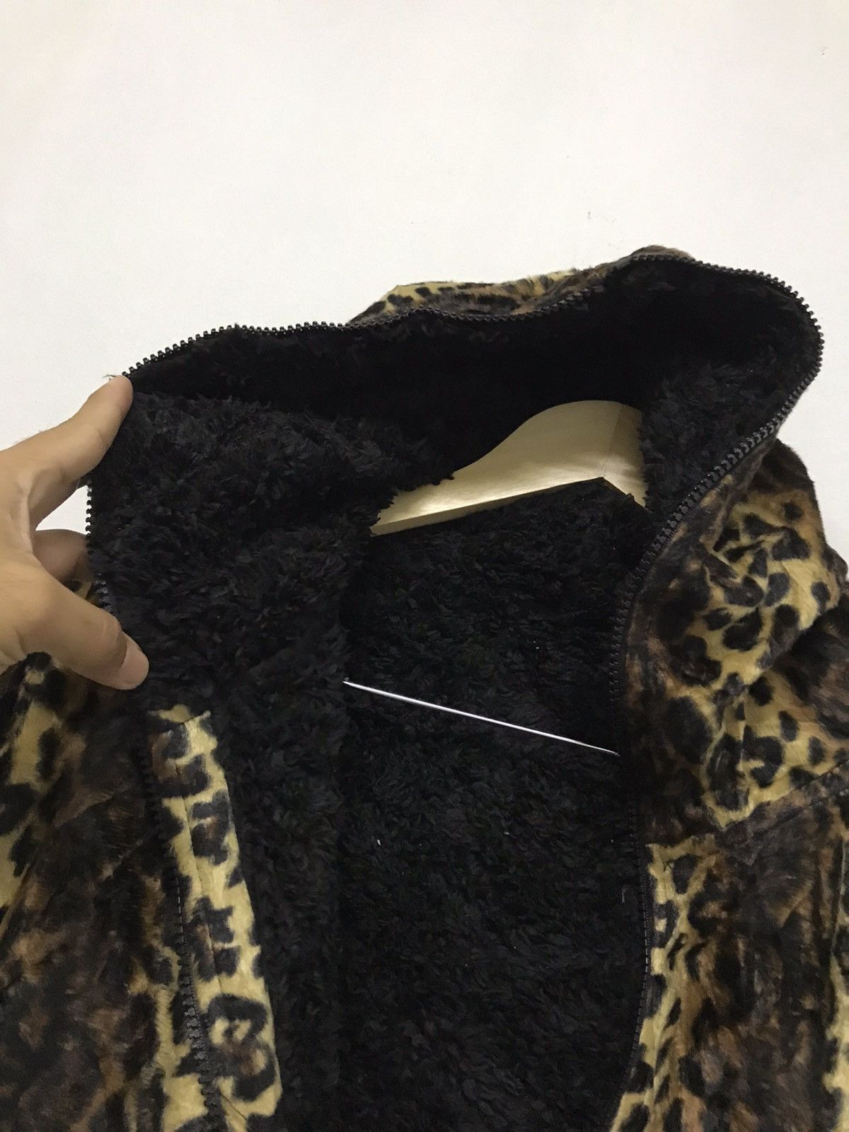 Japanese Brand Nice❗️Clash Ahead Reversible Faux Fur/Fleece Jacket Size XL / US 12-14 / IT 48-50 - 11 Thumbnail