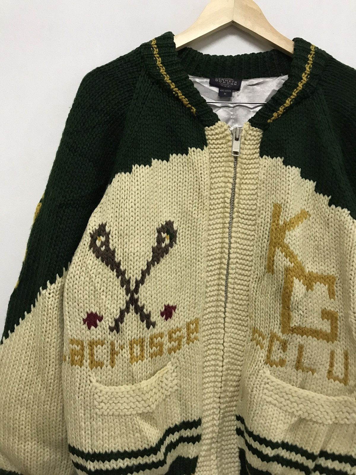 Vintage Vtg New Orleans Kenneth Gordon USA Hand Made Knitwear Jacket Size US M / EU 48-50 / 2 - 5 Thumbnail