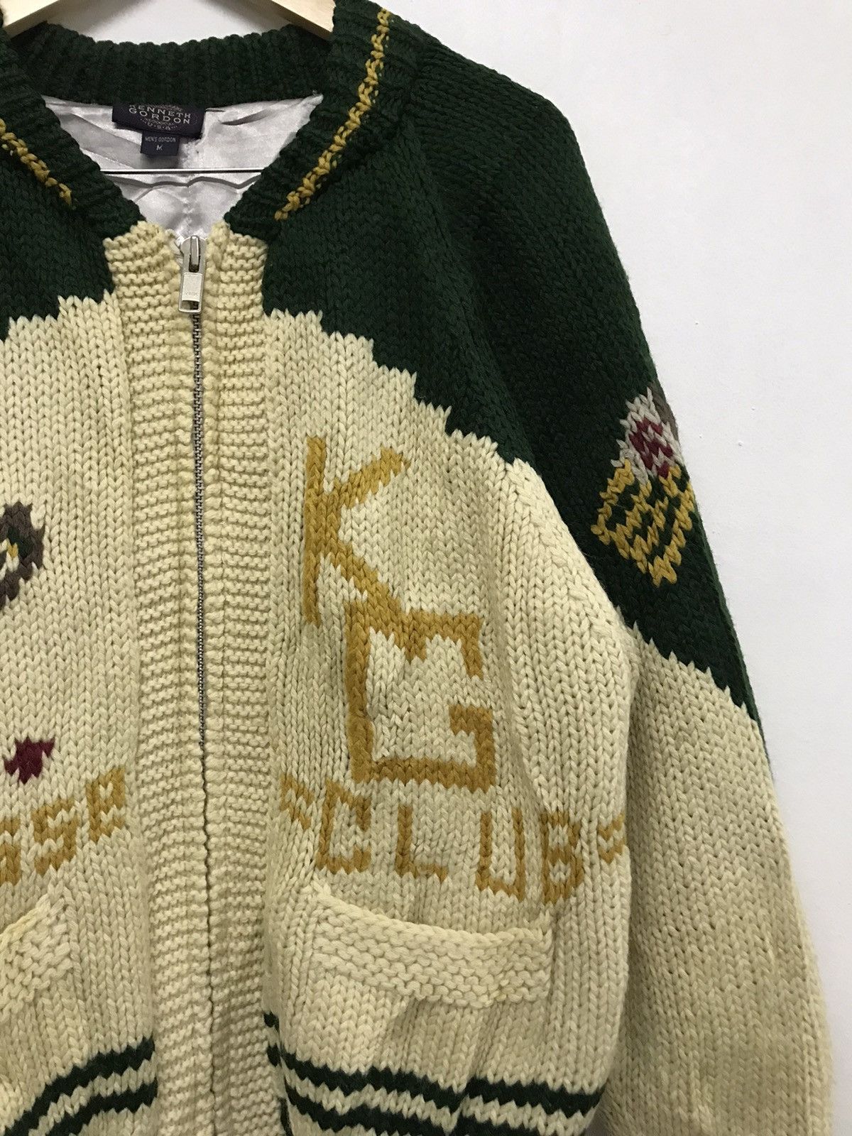Vintage Vtg New Orleans Kenneth Gordon USA Hand Made Knitwear Jacket Size US M / EU 48-50 / 2 - 6 Thumbnail