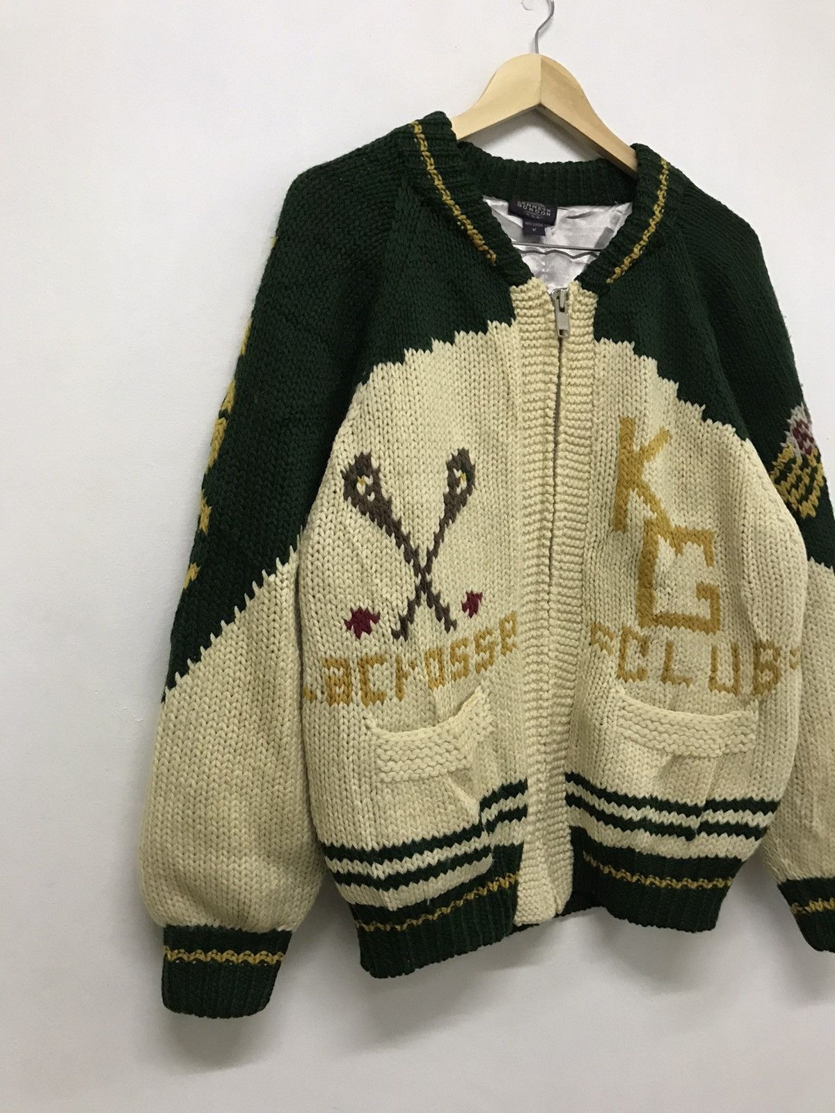 Vintage Vtg New Orleans Kenneth Gordon USA Hand Made Knitwear Jacket Size US M / EU 48-50 / 2 - 3 Thumbnail