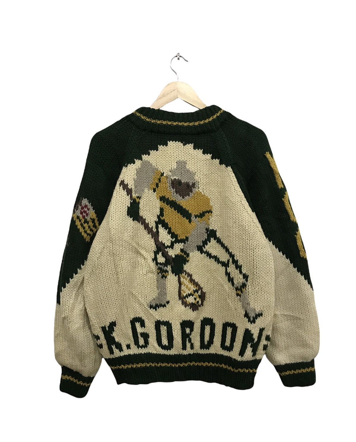 Vintage Vtg New Orleans Kenneth Gordon USA Hand Made Knitwear Jacket Size US M / EU 48-50 / 2 - 1 Thumbnail