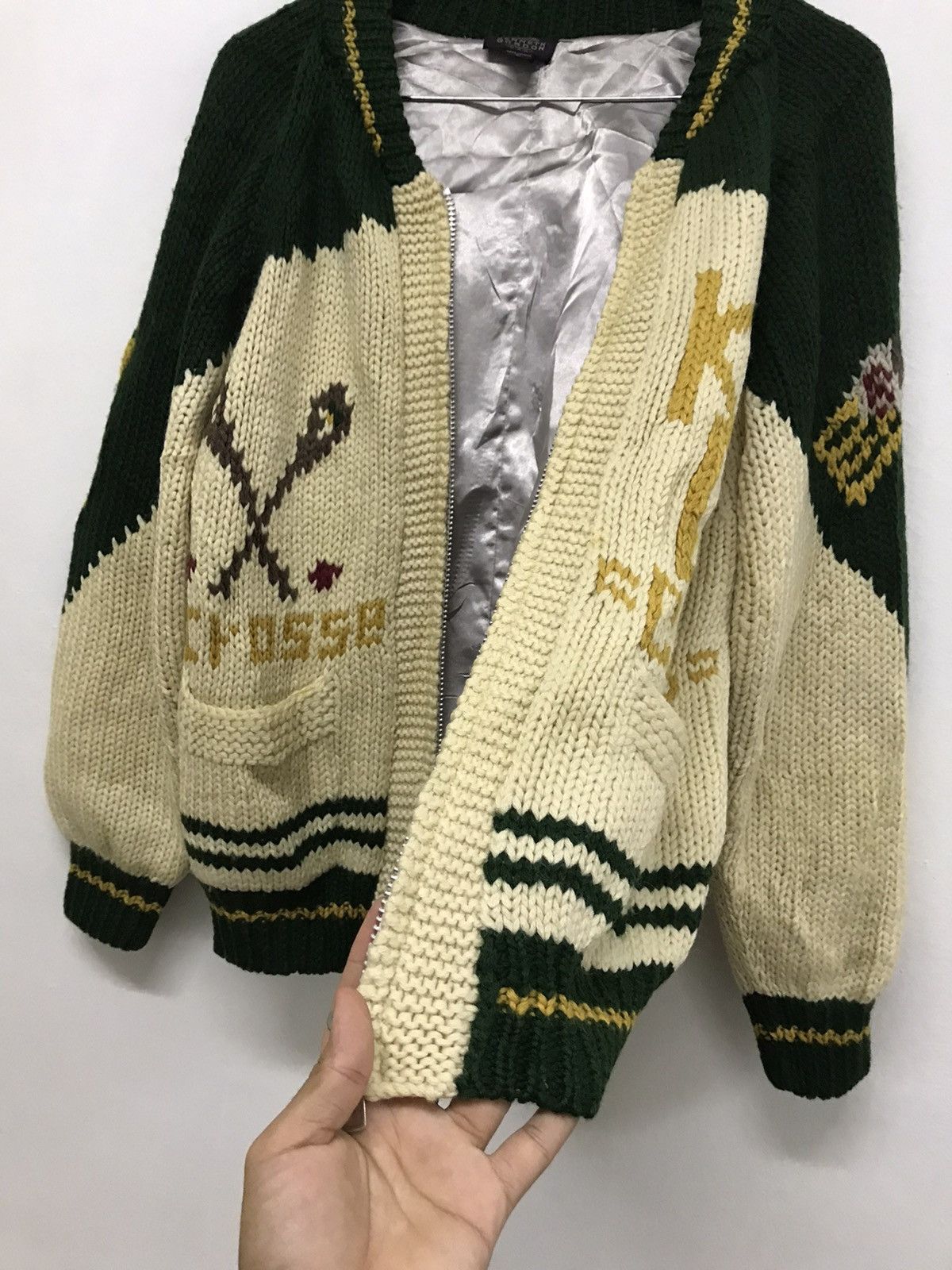 Vintage Vtg New Orleans Kenneth Gordon USA Hand Made Knitwear Jacket Size US M / EU 48-50 / 2 - 16 Thumbnail
