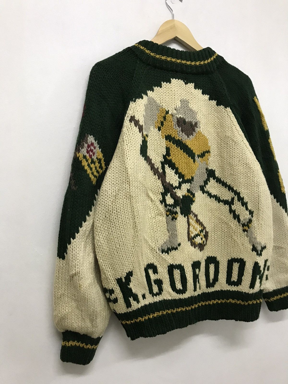 Vintage Vtg New Orleans Kenneth Gordon USA Hand Made Knitwear Jacket Size US M / EU 48-50 / 2 - 12 Thumbnail