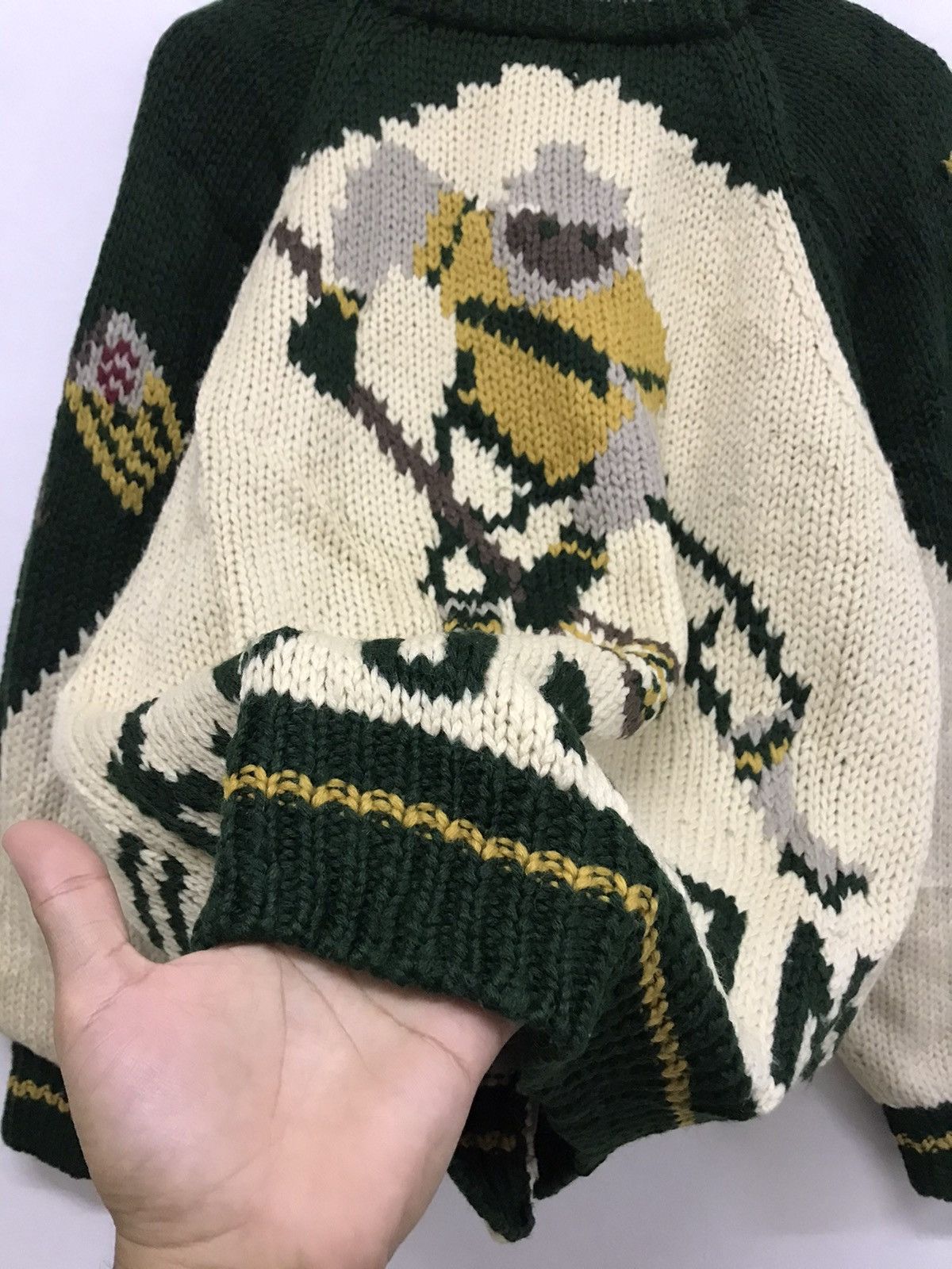 Vintage Vtg New Orleans Kenneth Gordon USA Hand Made Knitwear Jacket Size US M / EU 48-50 / 2 - 14 Thumbnail