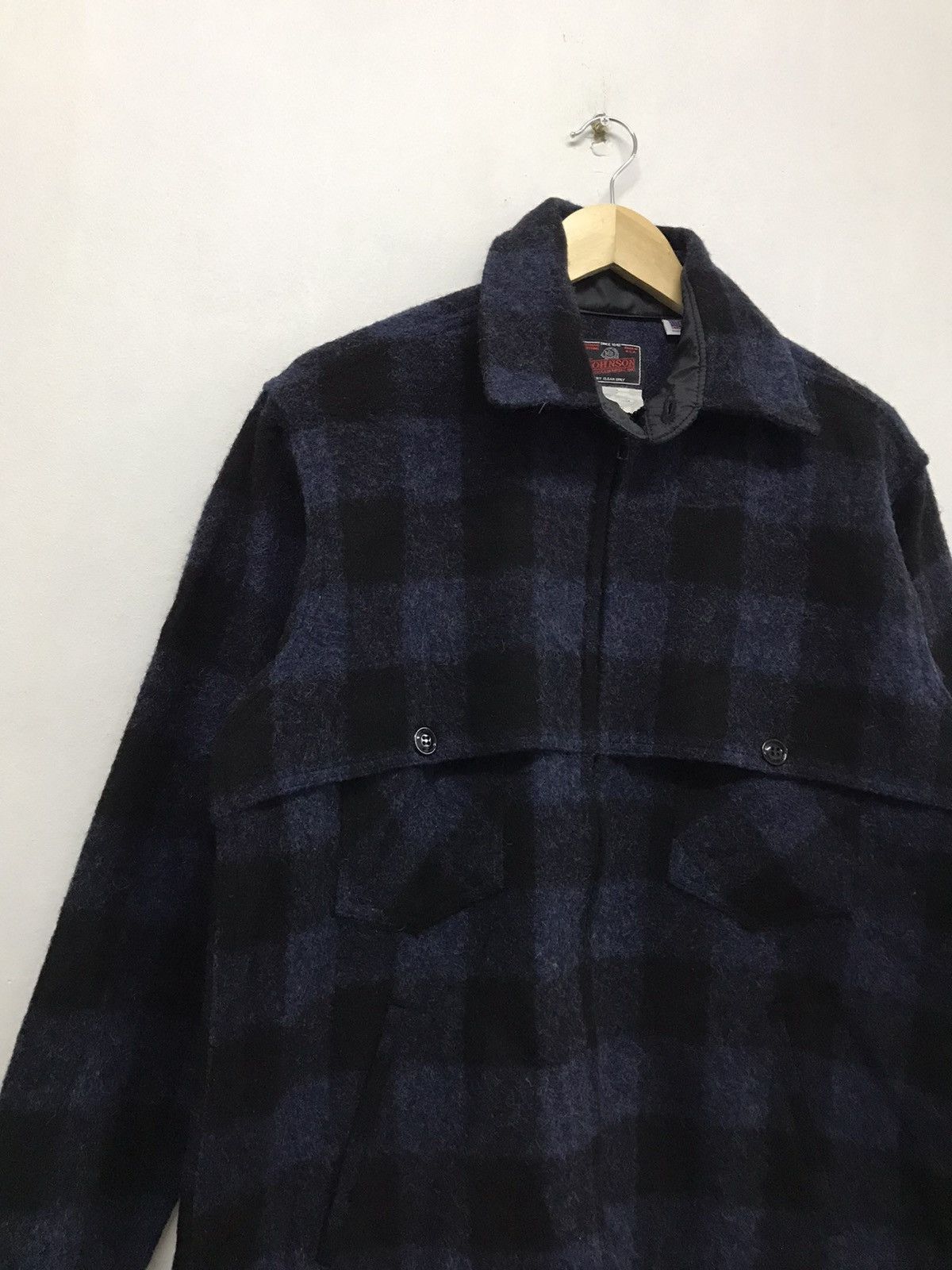 Vintage Vintage Johnson Mackinaw Cruiser Wool Jacket Like Filson Size US L / EU 52-54 / 3 - 3 Thumbnail