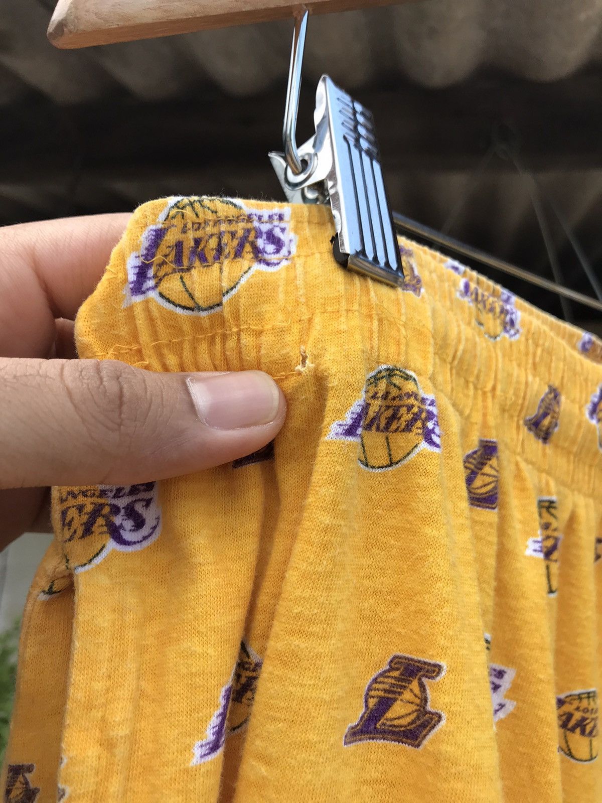 NBA Rare❗️Vintage Lakers Full Prints Pajama Pants Size US 34 / EU 50 - 11 Thumbnail