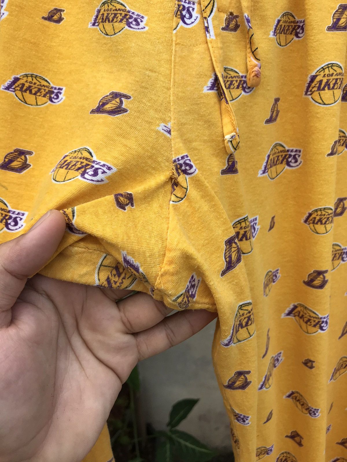 NBA Rare❗️Vintage Lakers Full Prints Pajama Pants Size US 34 / EU 50 - 10 Thumbnail
