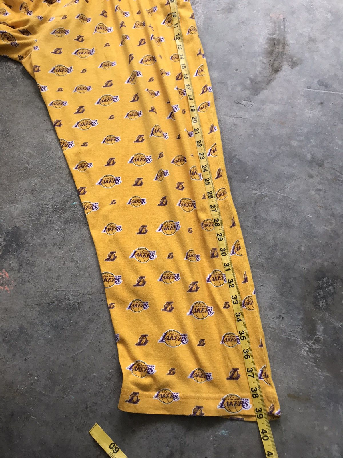 NBA Rare❗️Vintage Lakers Full Prints Pajama Pants Size US 34 / EU 50 - 23 Thumbnail